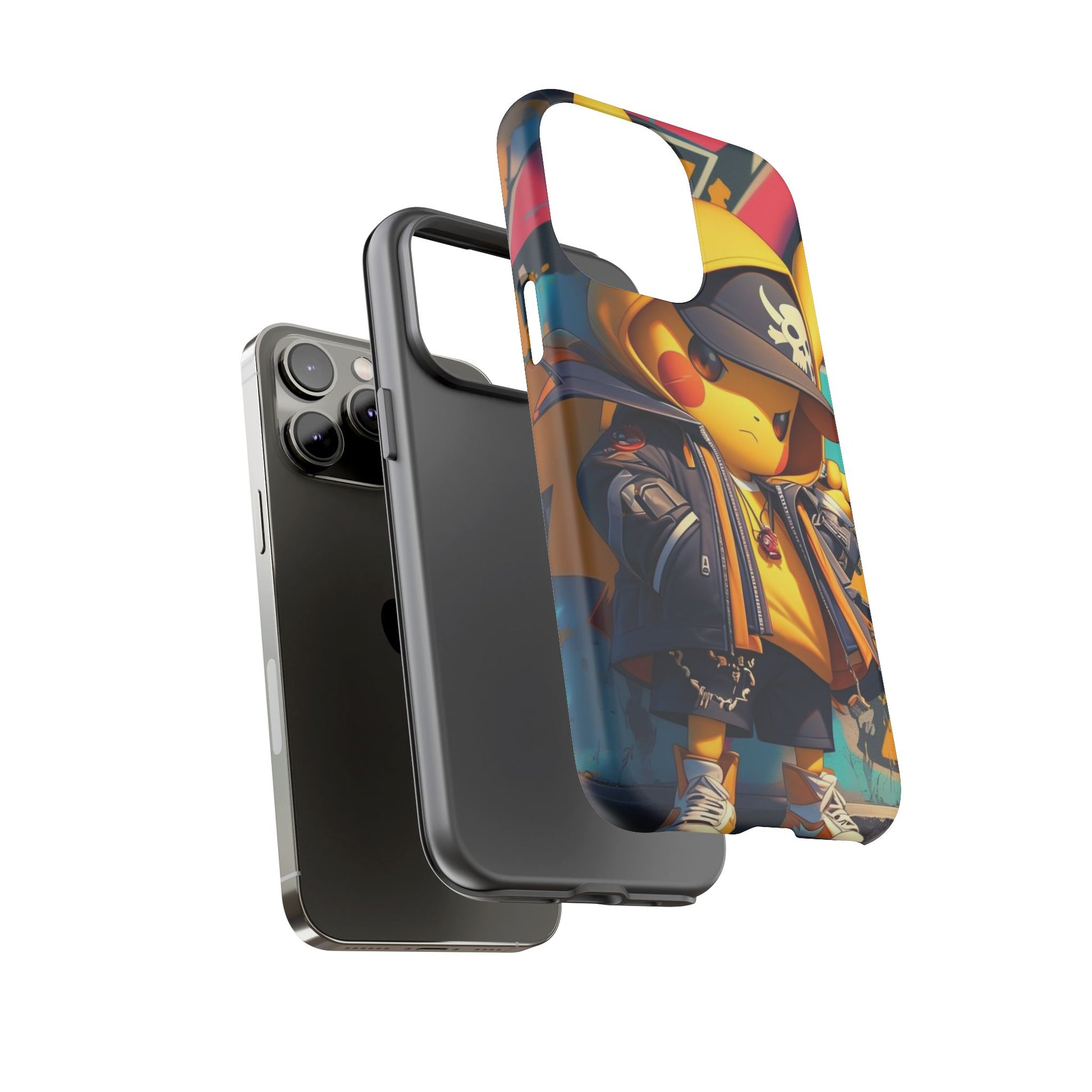 Cute Poke Bear Phone Case, Tough Cases for iPhones, Samsung, and Pixel