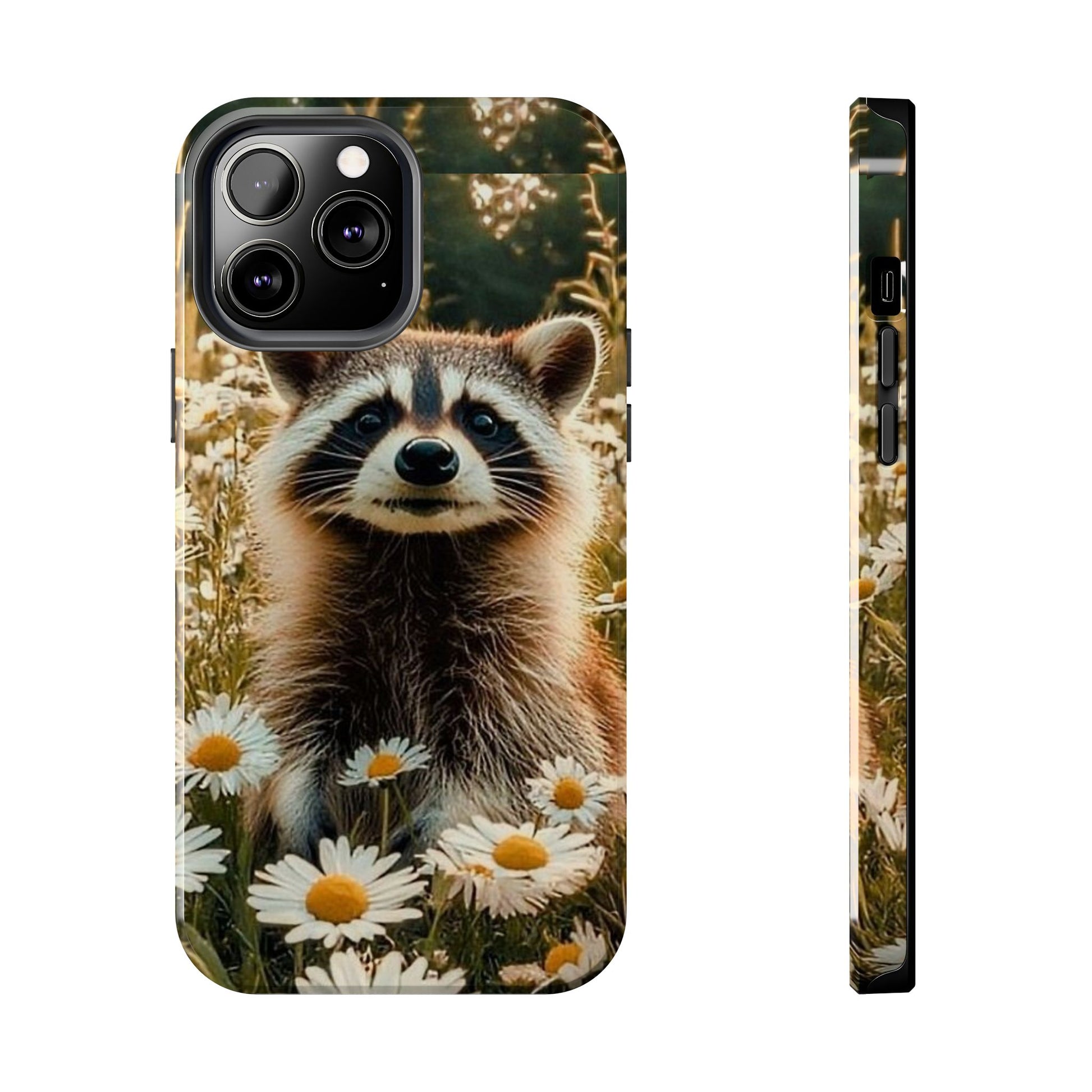 Cute Raccoon Theme Phone Cases for iPhones & Samsung Phones