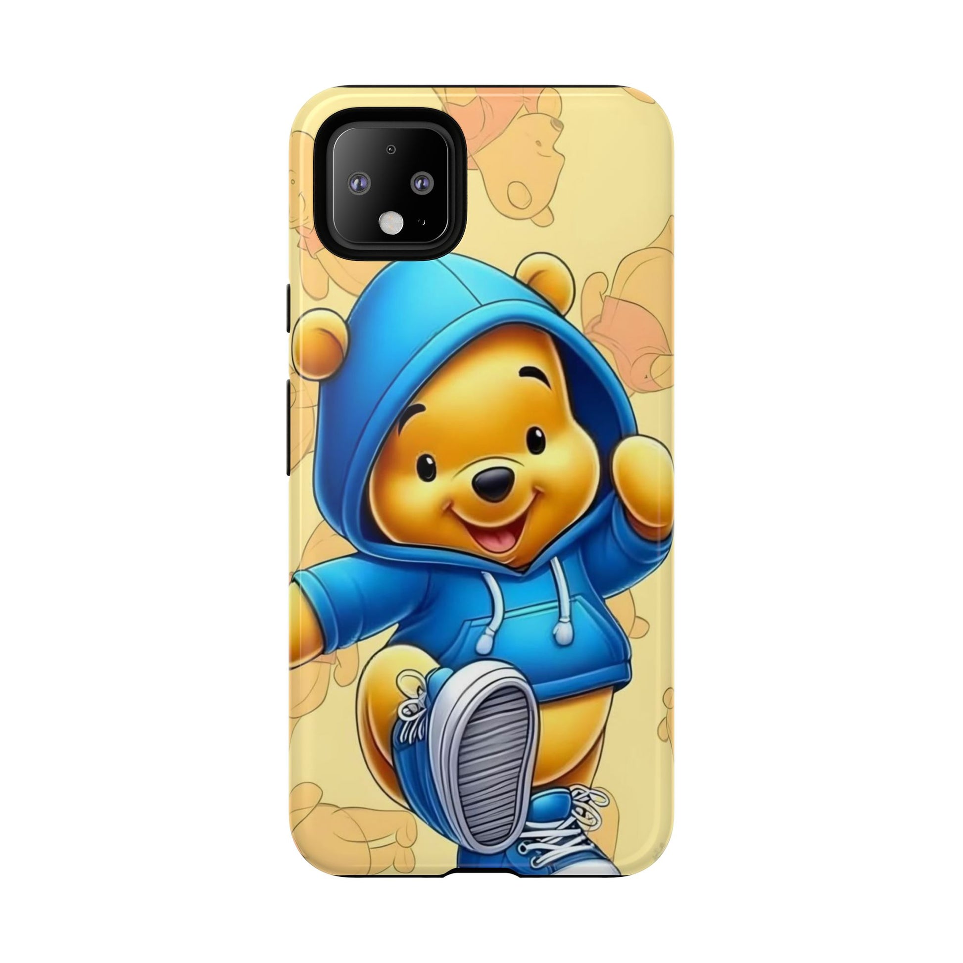 Cute Pooh Bear Phone Case, Tough Case