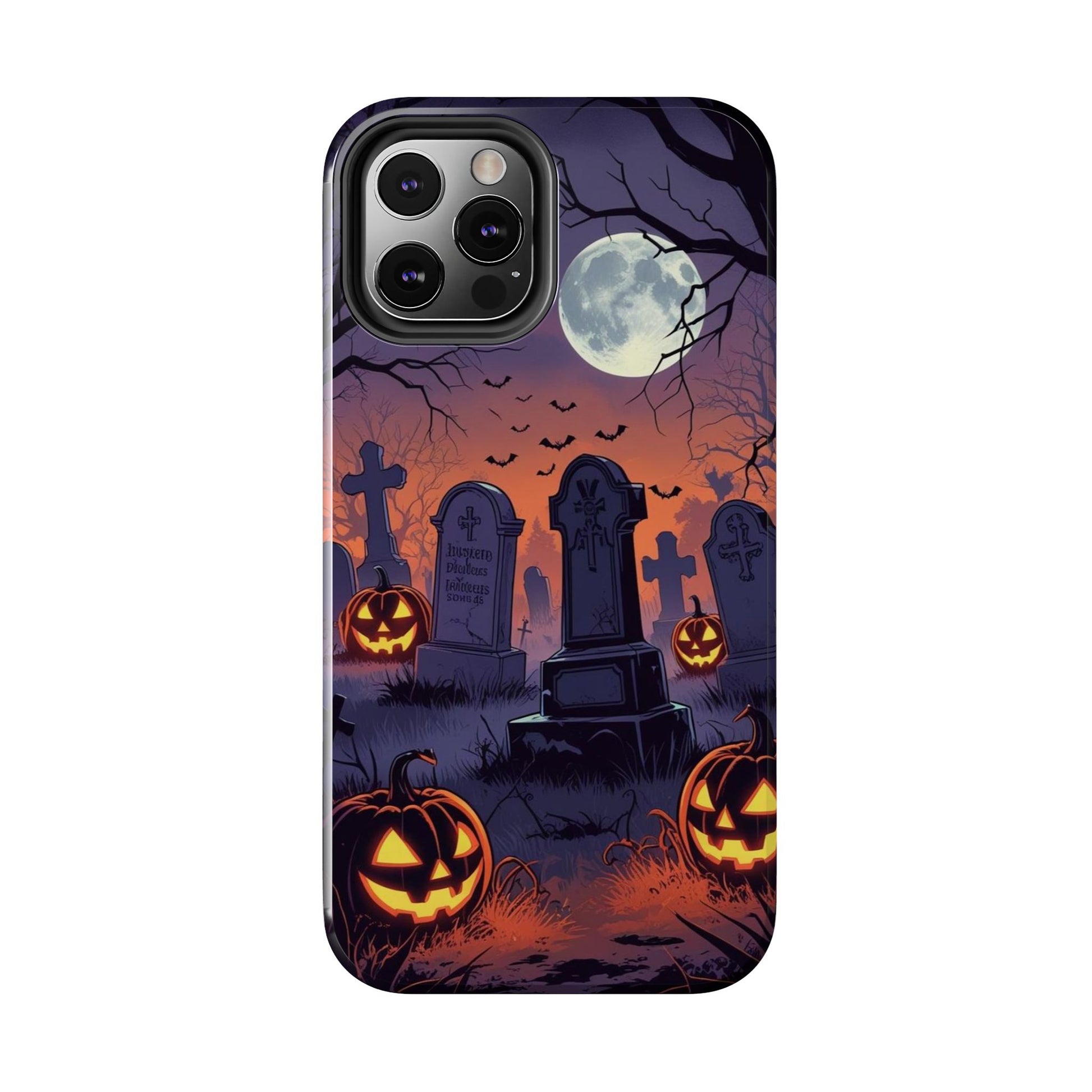 Graveyard Halloween Theme Phone Cases for iPhones & Samsung Phones