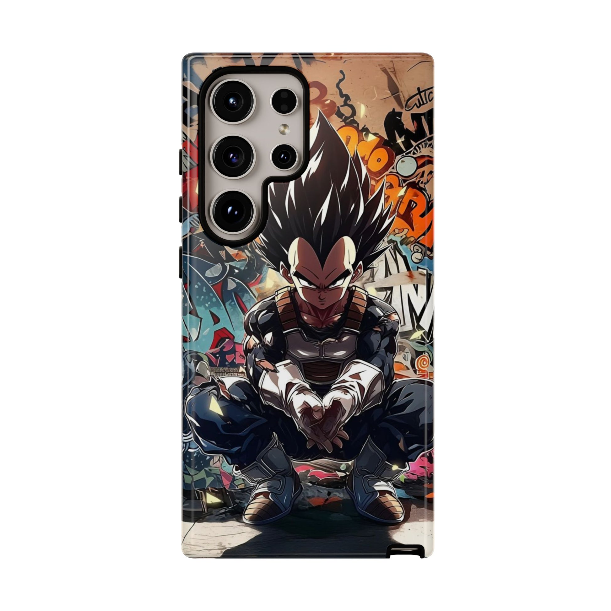 Anime Vegeta Dragon ball Z Tough Cases for iPhones, Samsung, and Pixel
