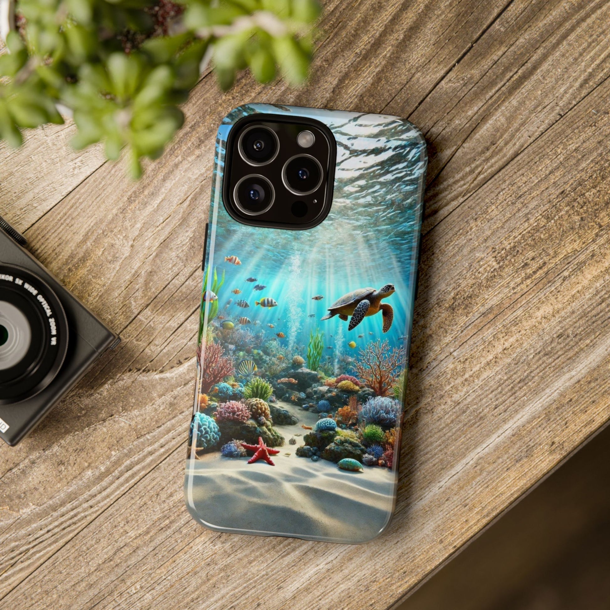 Under Sea Landscape Tough Cases for iPhones, Samsung, and Pixel