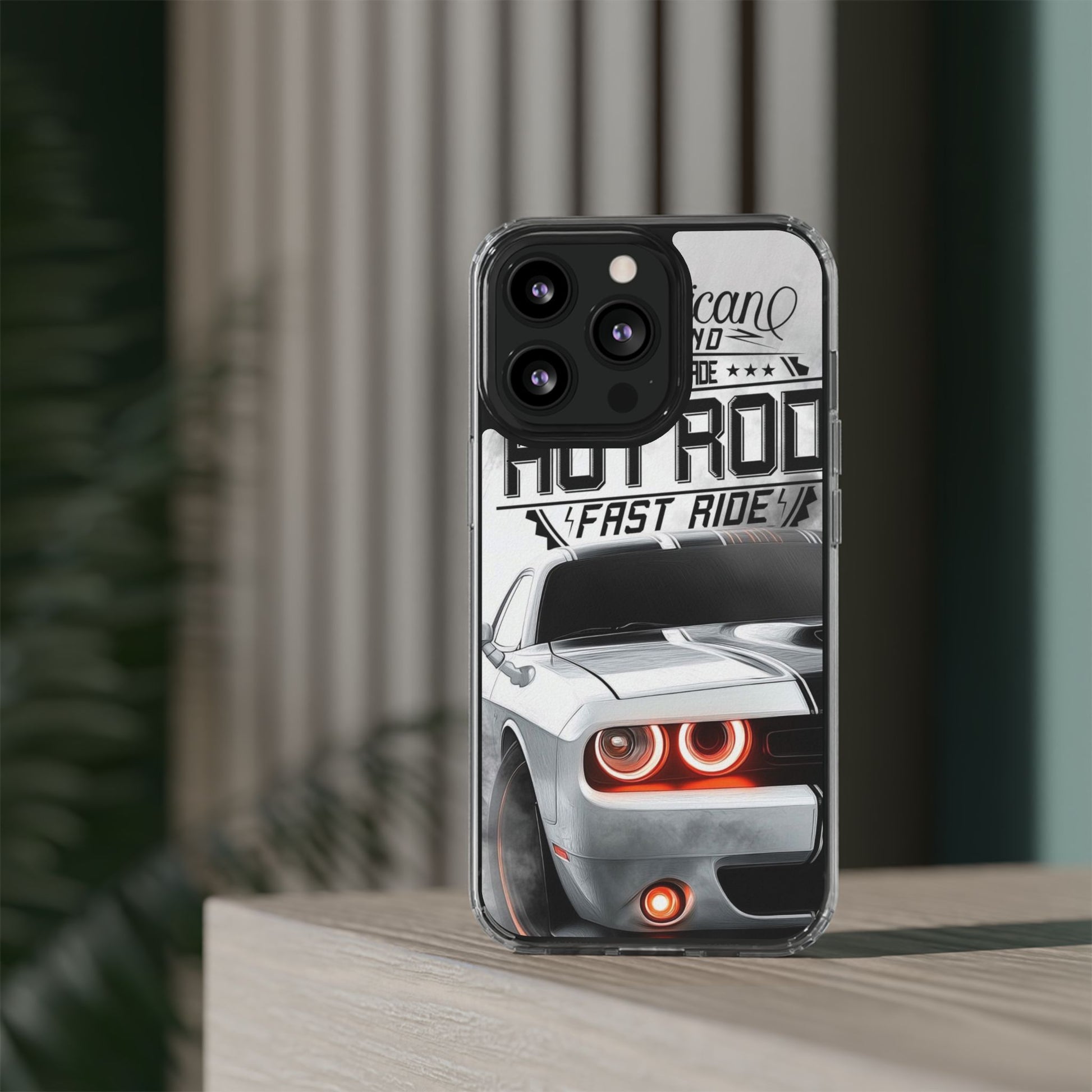American Hot Rod Hell Cat Case for iPhone and Samsung phone