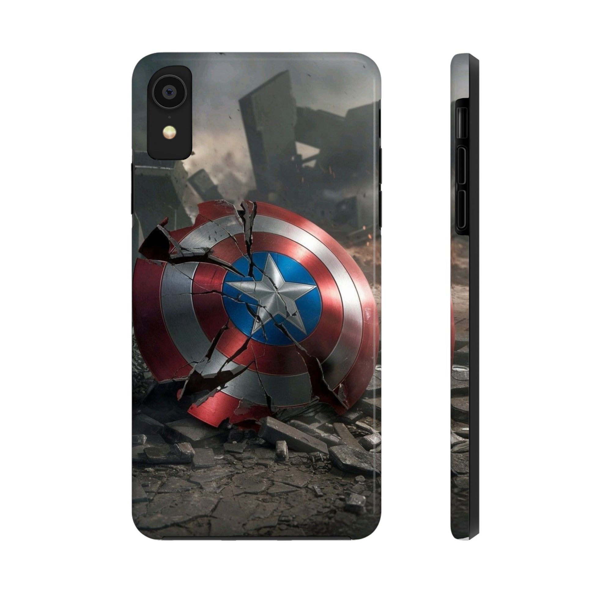 Capt. America Shield Tough Phone Cases for Iphones & Samsung Phones Durable