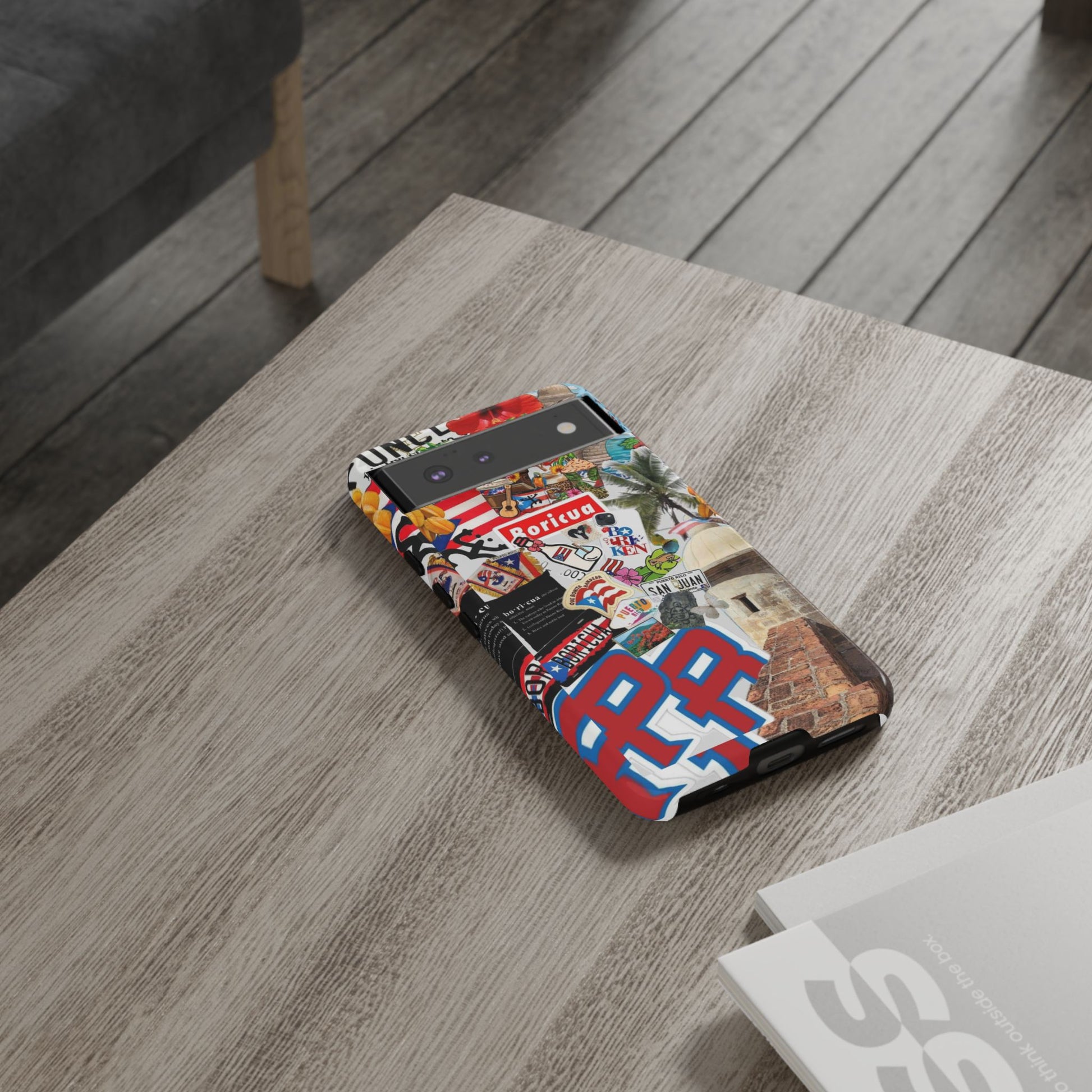 Puerto Rico Boricua Art Tough Cases for iPhones, Samsung, and Pixel
