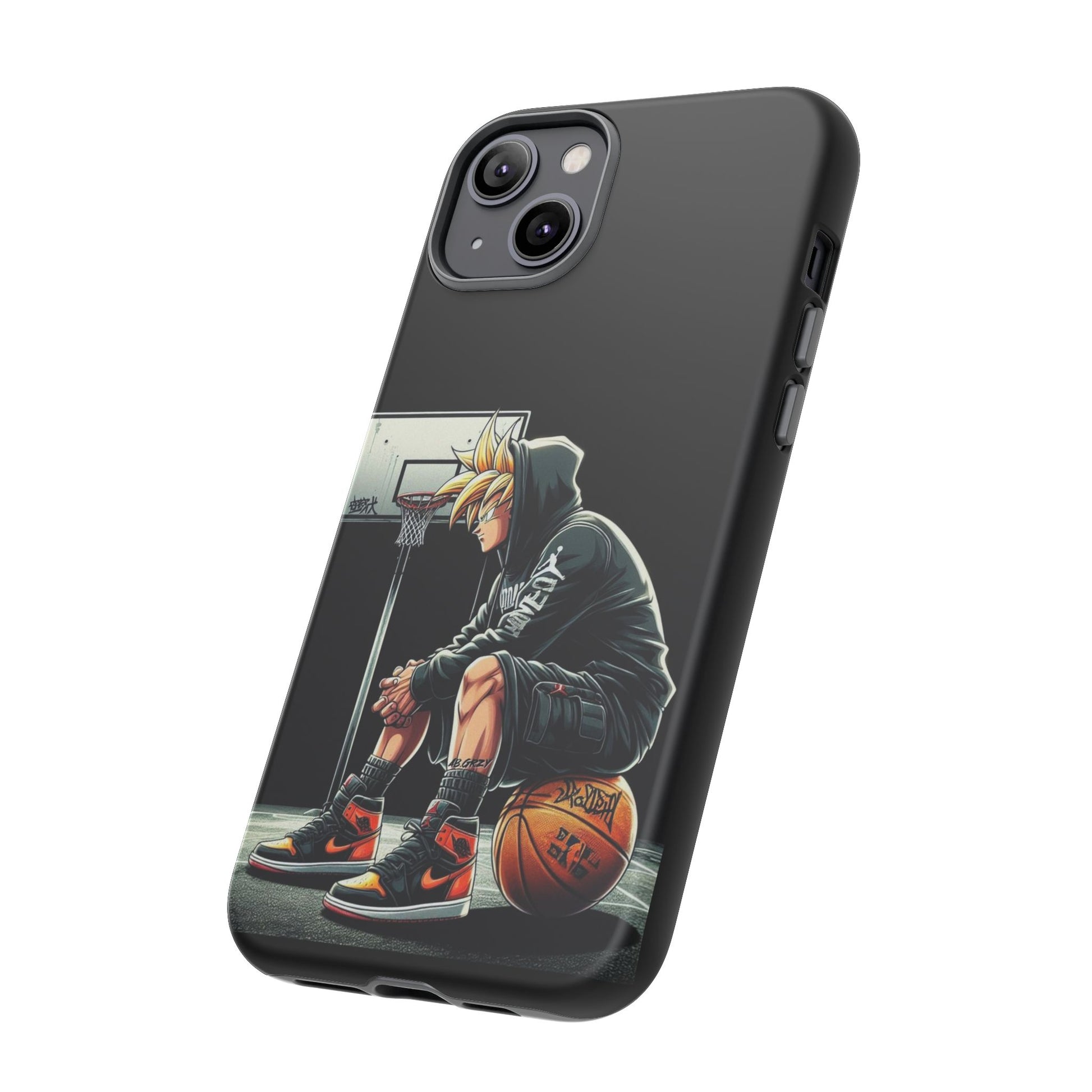 Son Goku Basketball Tough Cases for iPhones, Samsung, and Pixel