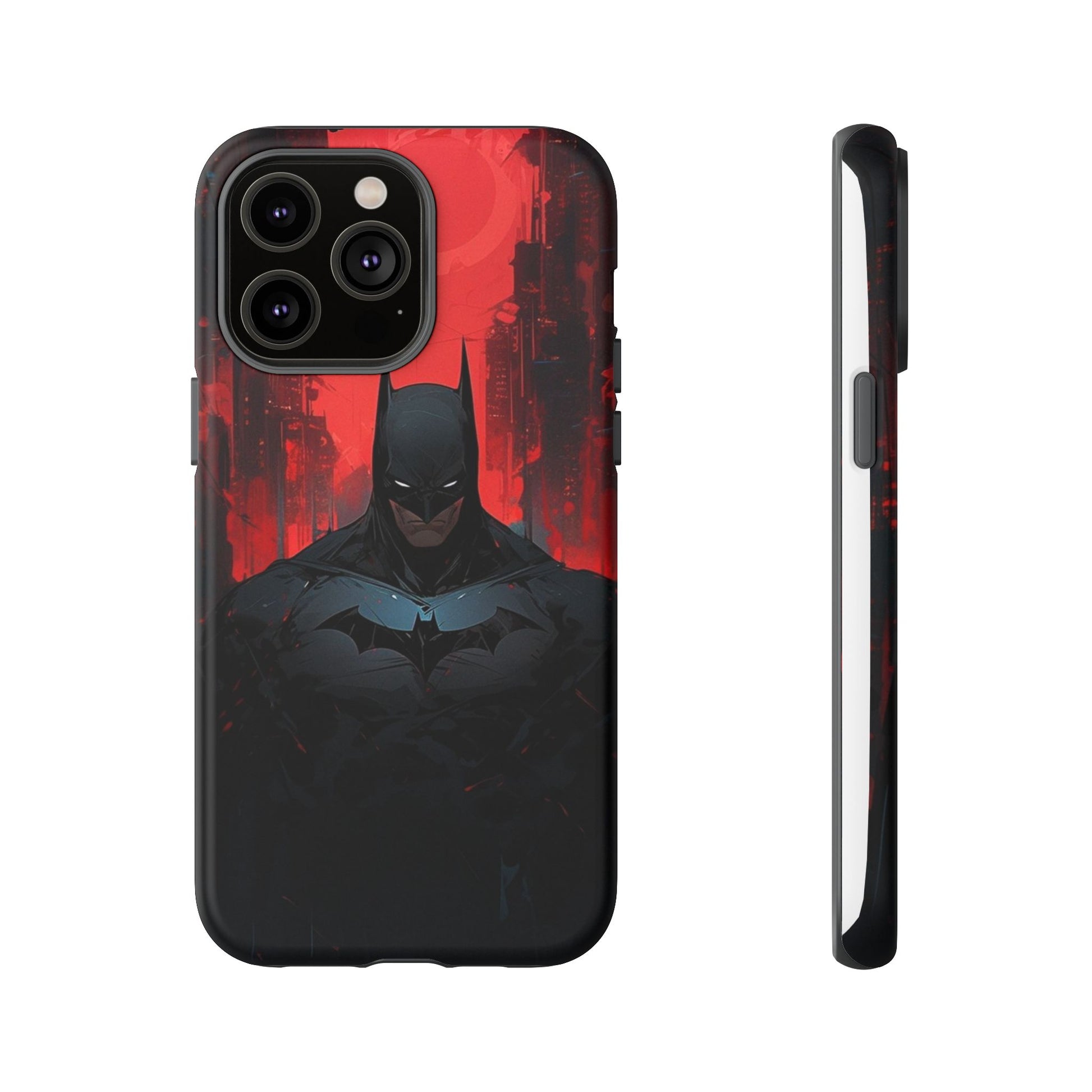 The Dark Knight Batman Tough Cases for iPhones, Samsung, and Pixel