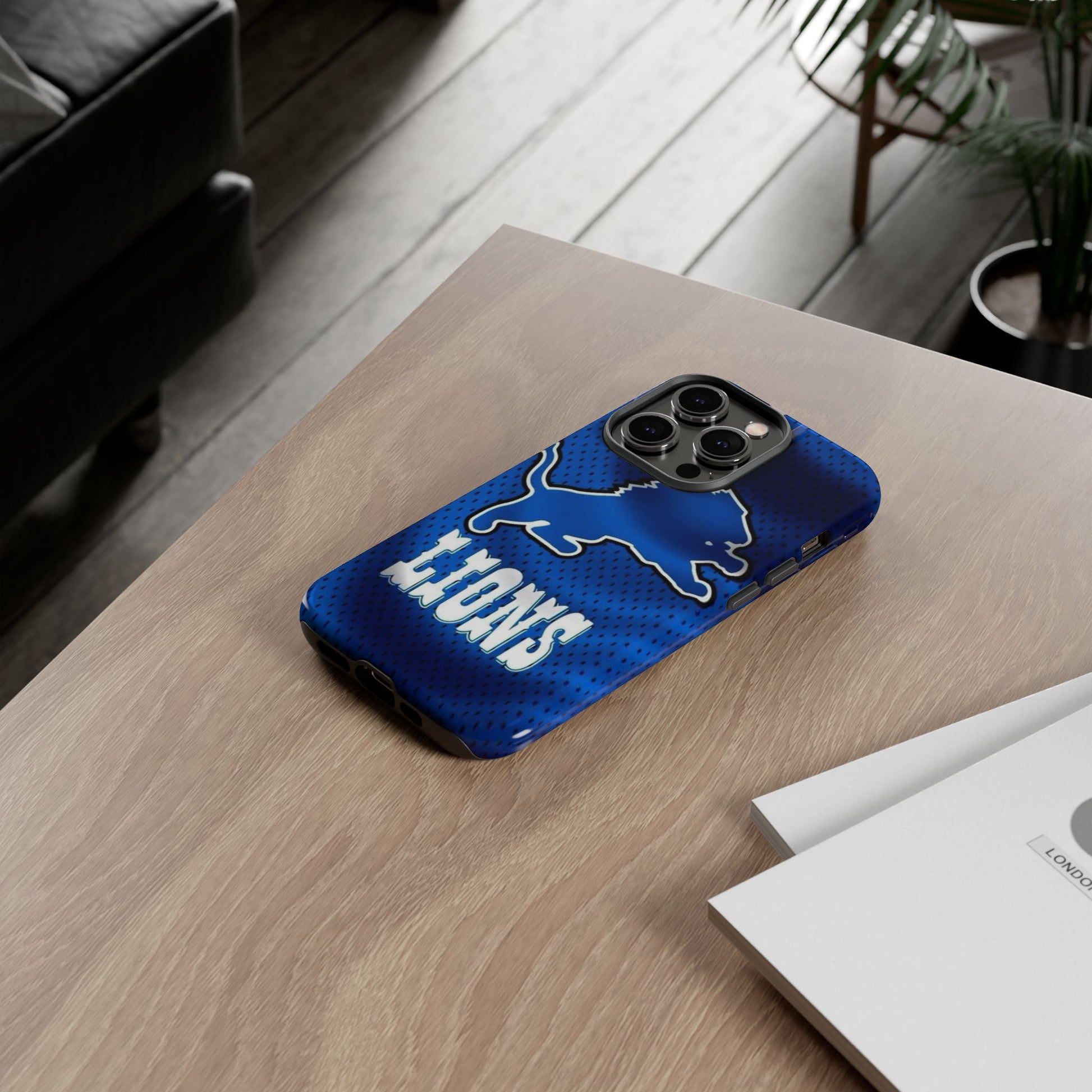 Detroit Lions Football Jersey Phone Case, Tough Cases for iPhones, Samsung, and Pixel