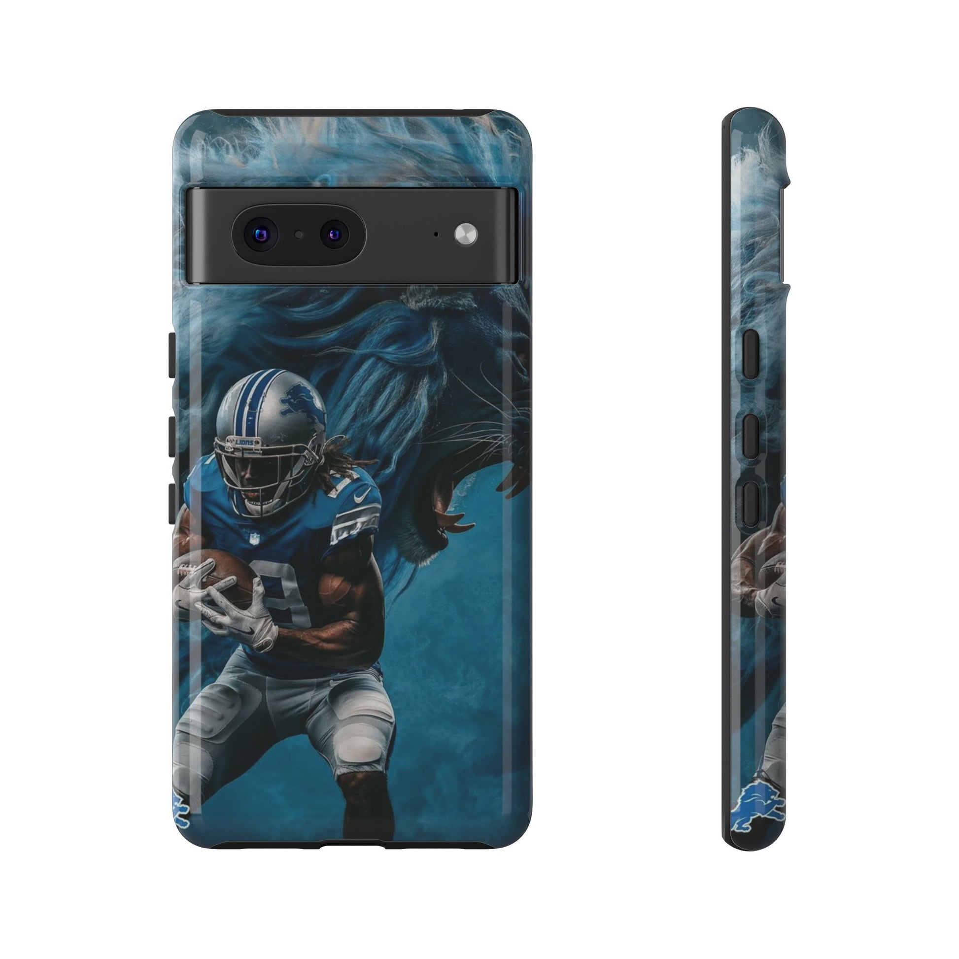 Detroit Lions Player Football Phone Case, Tough Cases for iPhones, Samsung, and Pixel