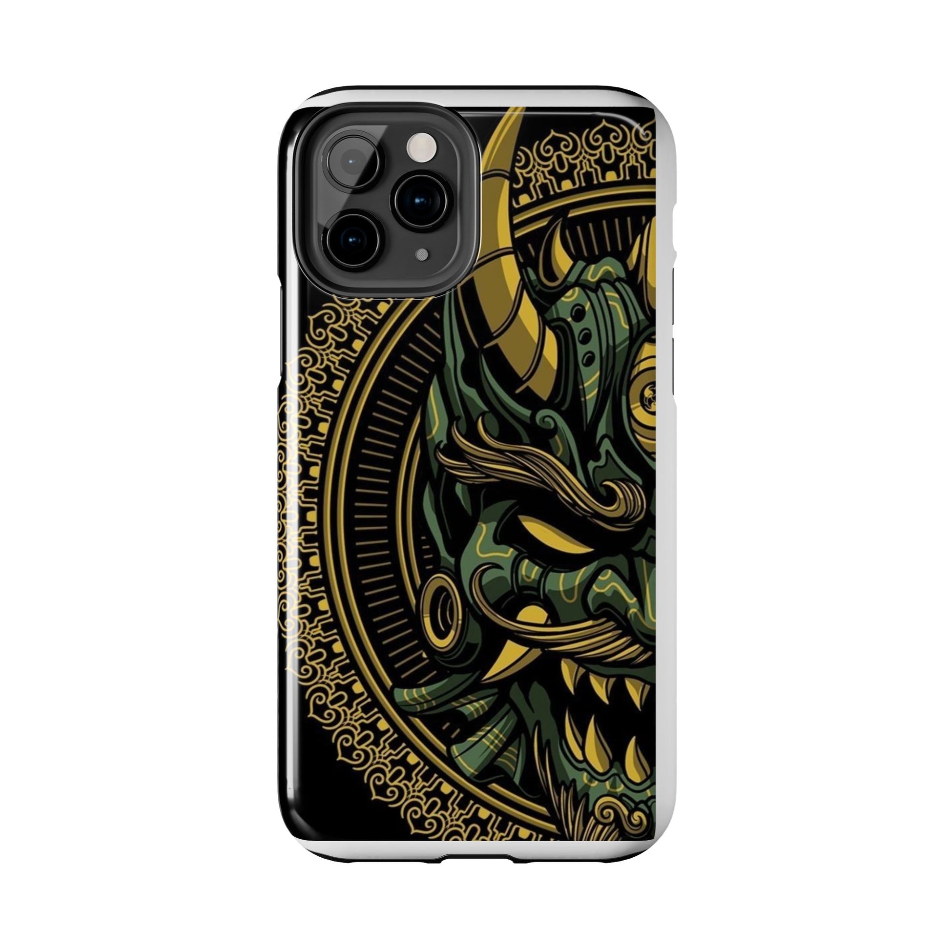 Kabuki Mask Theme Phone Cases for Iphones & Samsung Durable