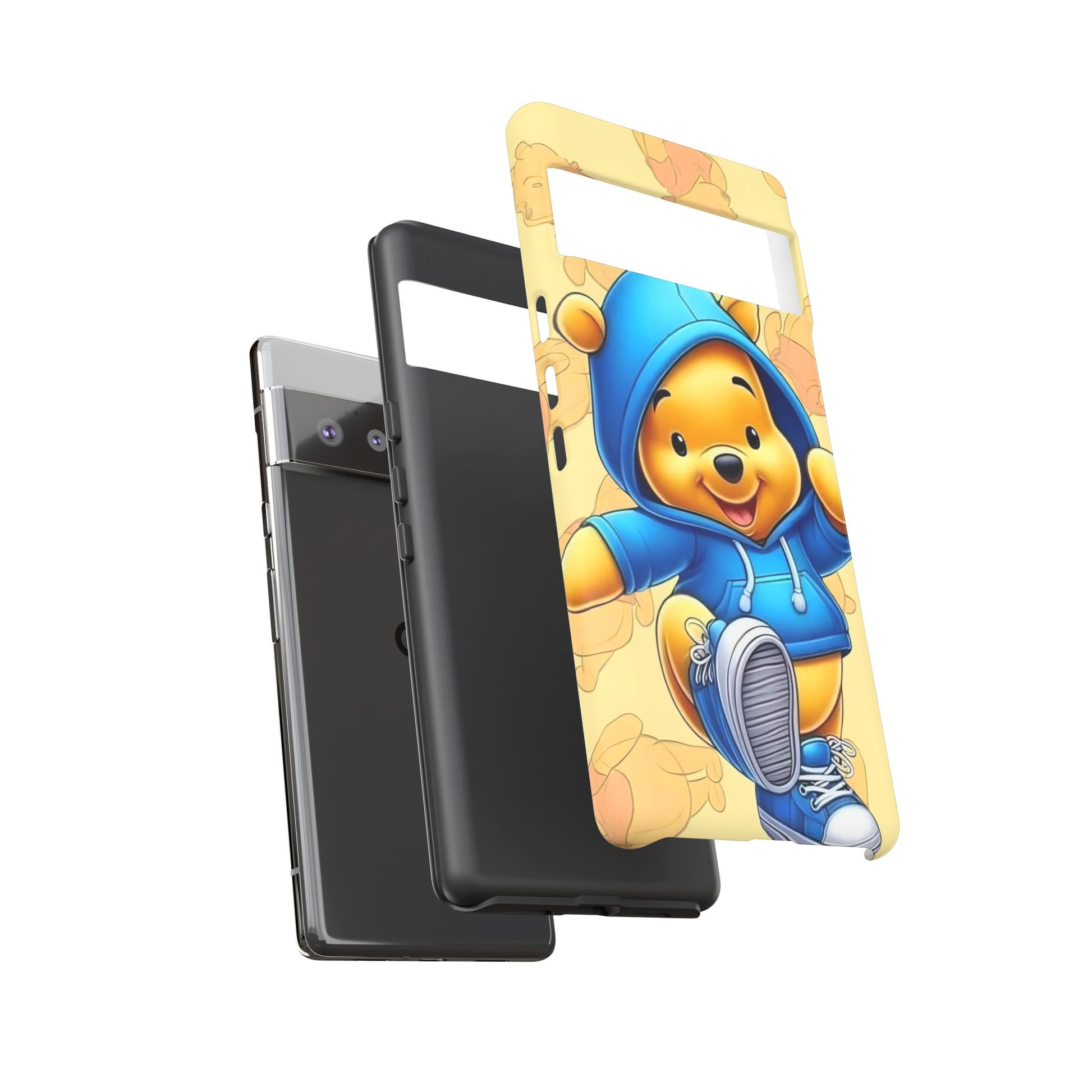 Cute Pooh Bear Phone Case, Tough Case