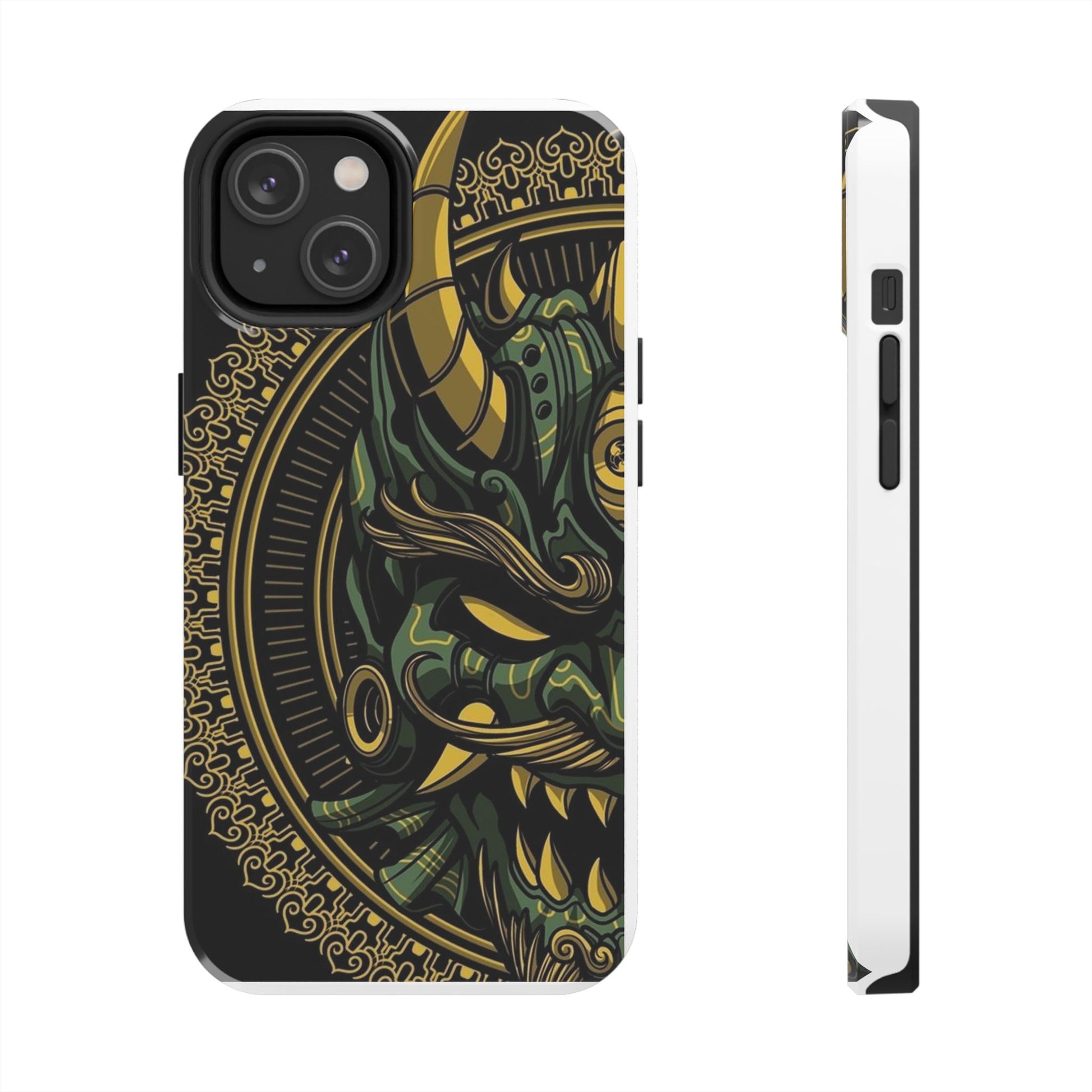 Kabuki Mask Theme Phone Cases for Iphones & Samsung Durable
