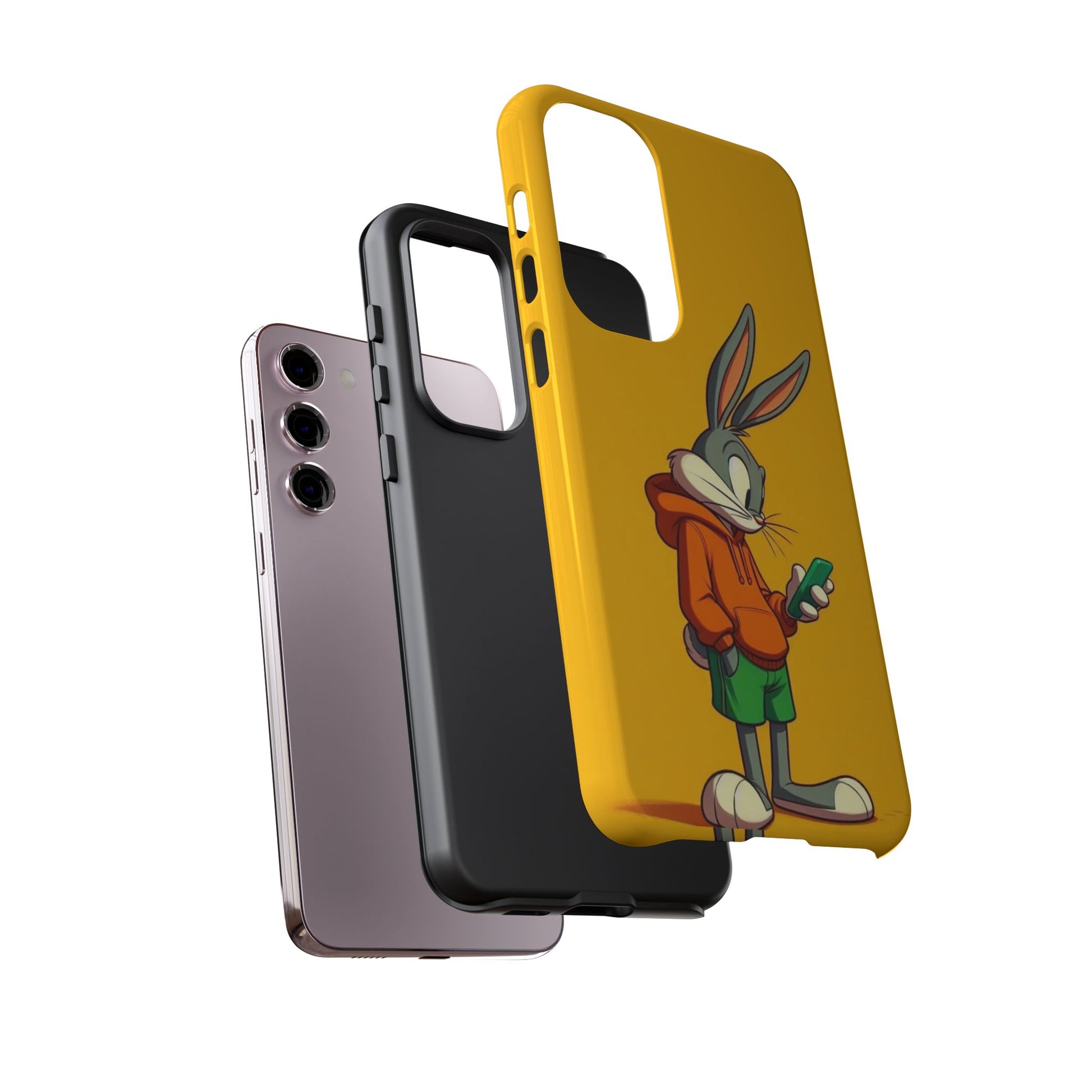 Bugs Bunny Tough Cases for iPhones, Samsung, and Pixel