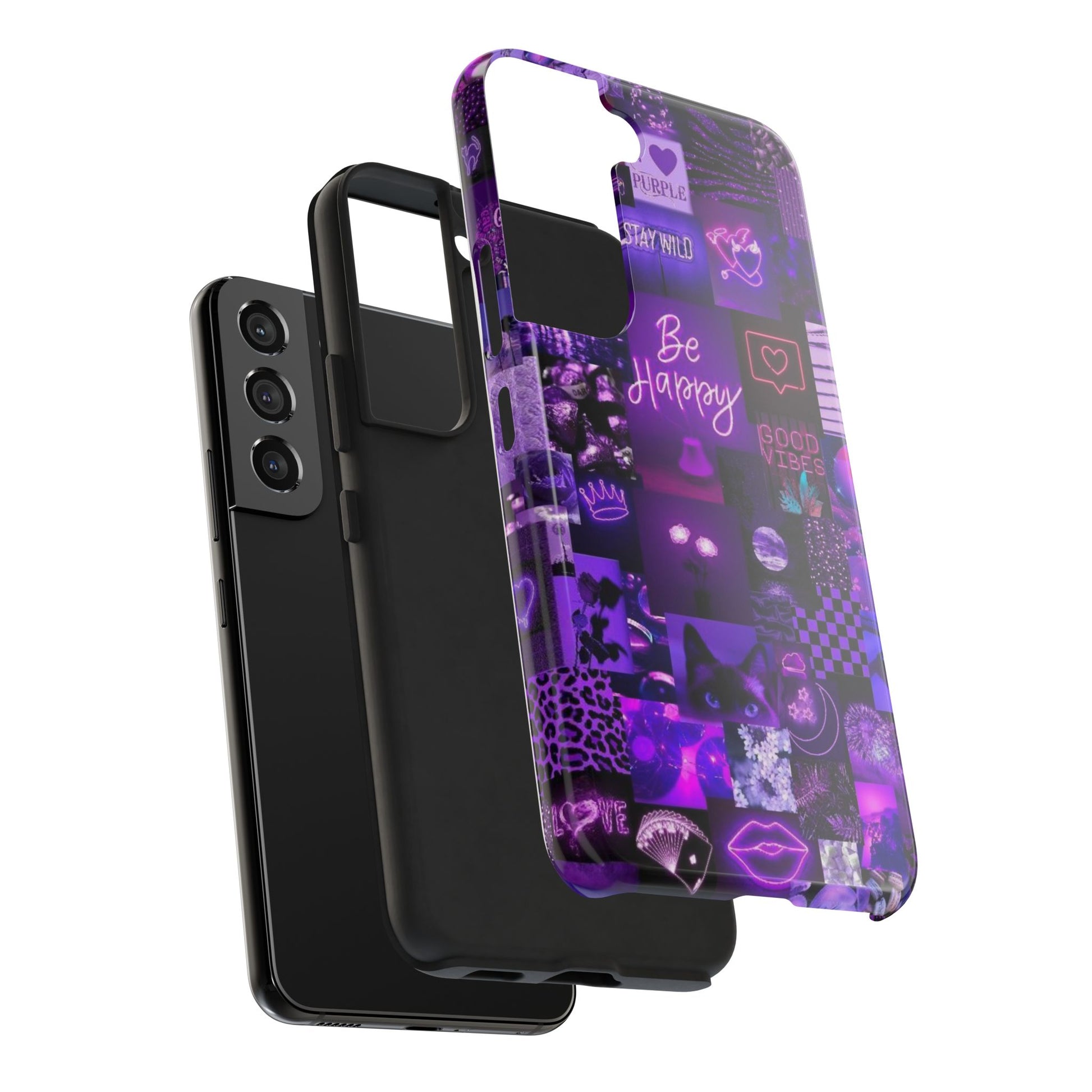 Be Happy Themed Tough Phone Cases for Iphones & Samsung Phones