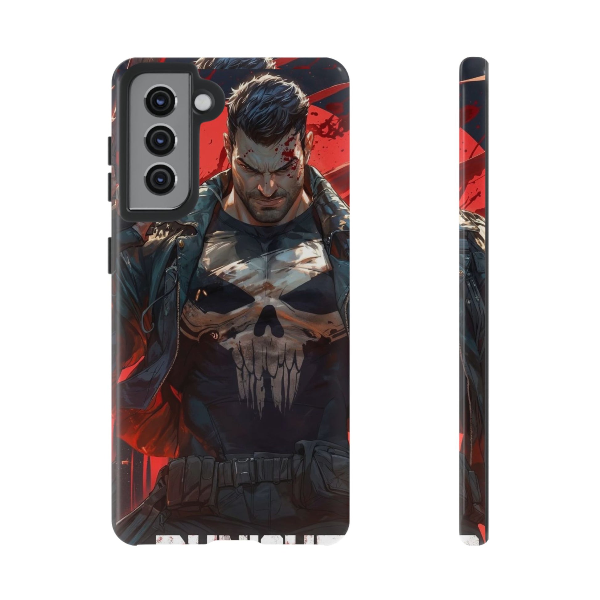 Punisher Tough Cases for iPhones, Samsung, and Pixel