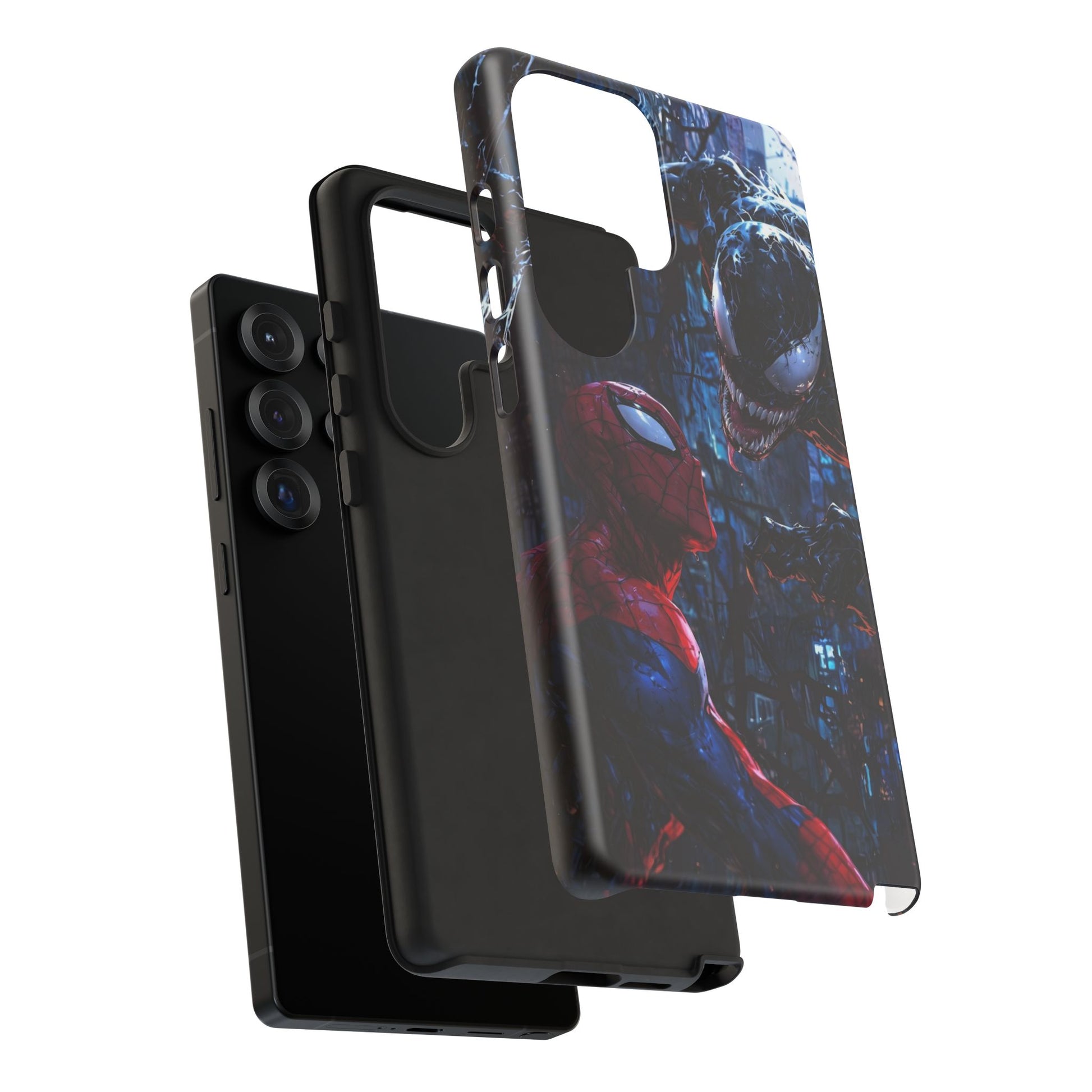 Venom x Spiderman Phone Case, Tough Cases for iPhones, Samsung, and Pixel