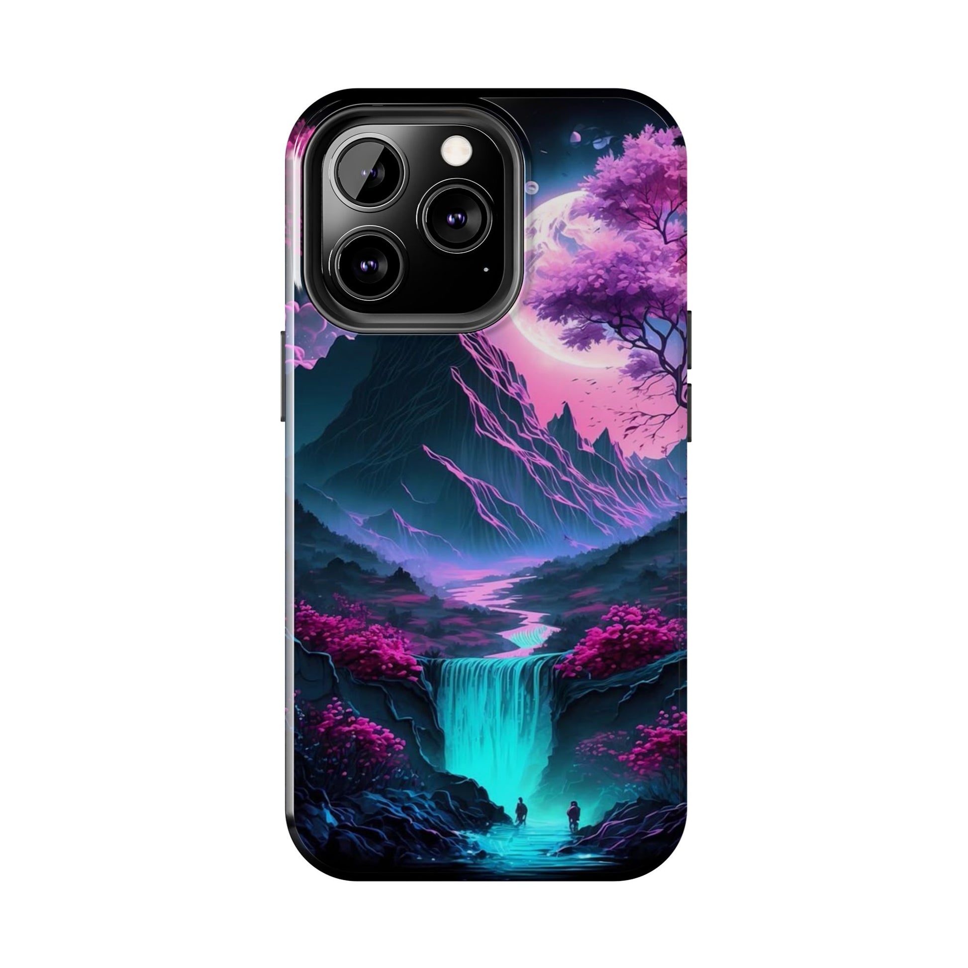 Cherry Blossoms in Japan Themed Tough Phone Cases for Iphones & Samsung Phones