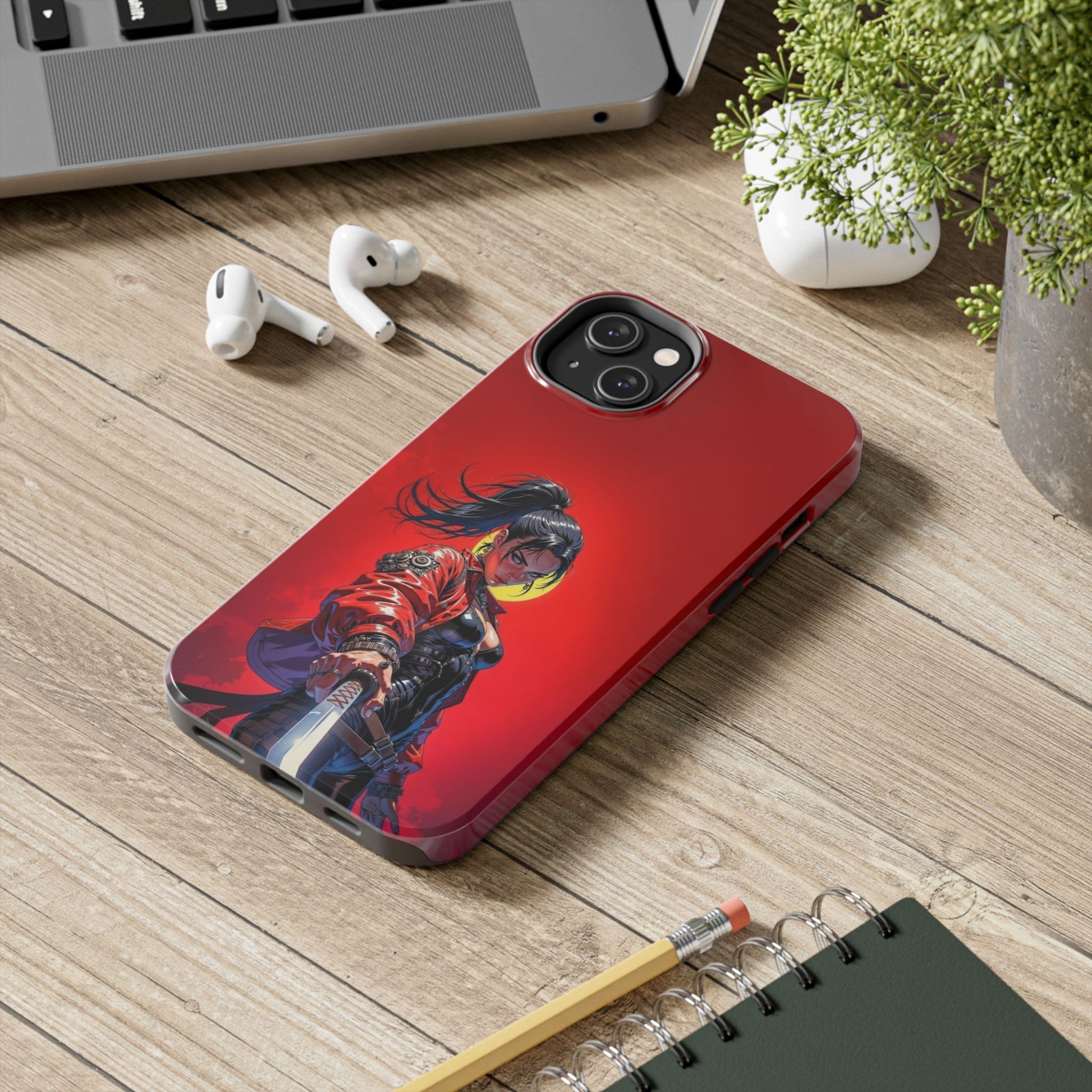 Ninja Girl Anime Inspired Phone Cases for Iphones & Samsung Phones