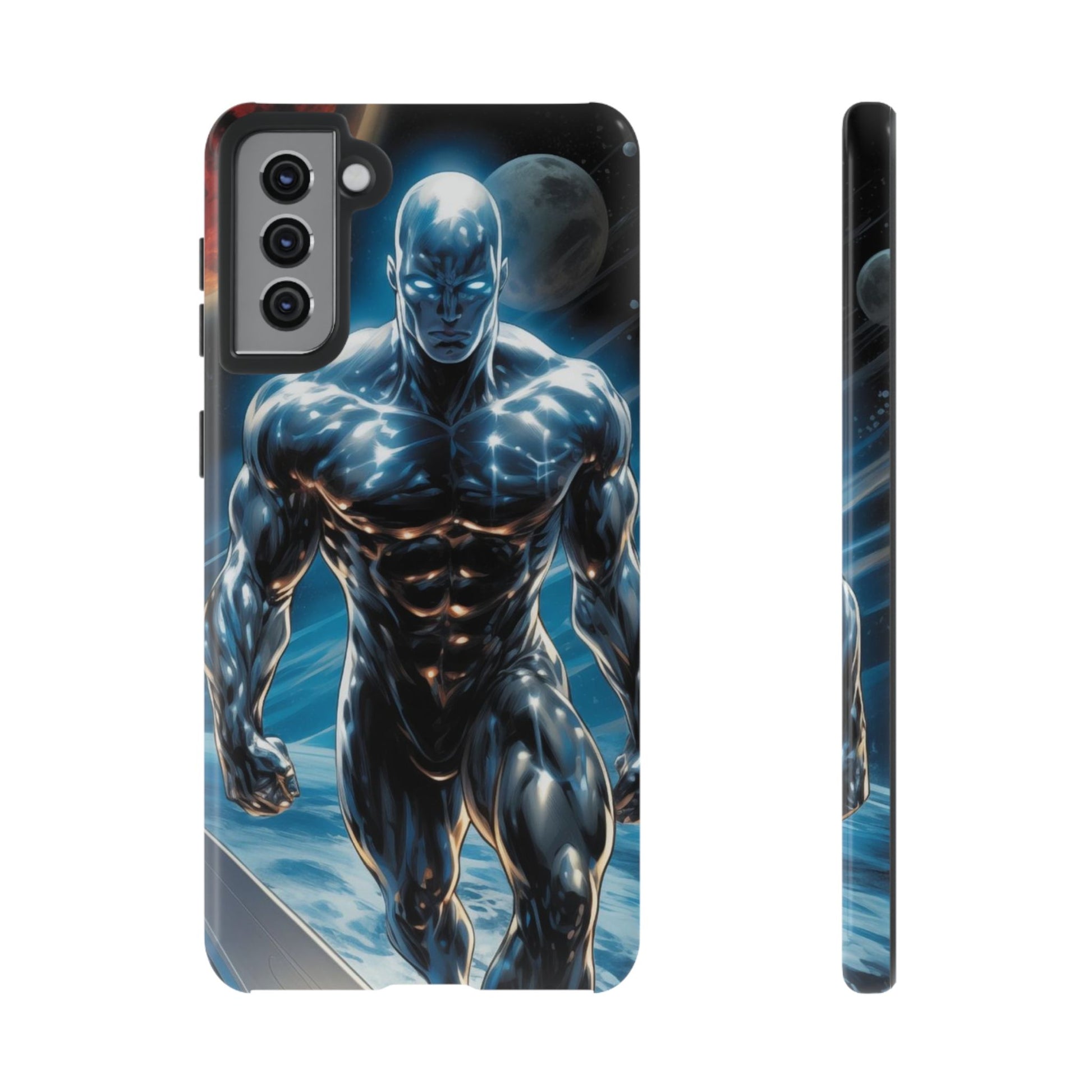 The Silver Surfer Comic Art Phone Case, Tough Cases for iPhones, Samsung, and Pixel