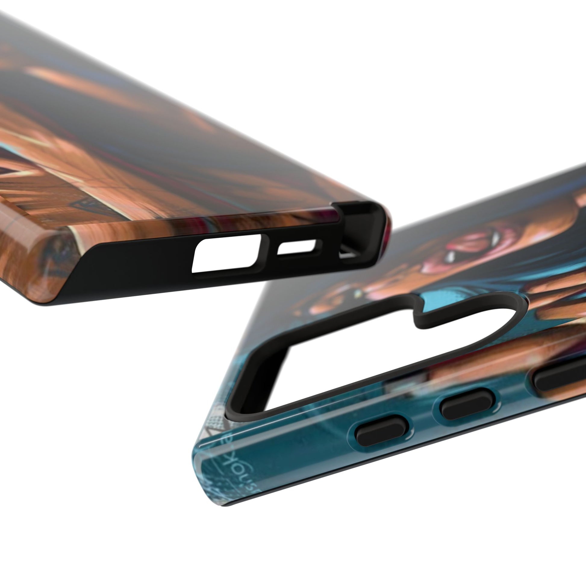 Tough Girl Theme Urban Design Cases for iPhones, Samsung, and Pixel