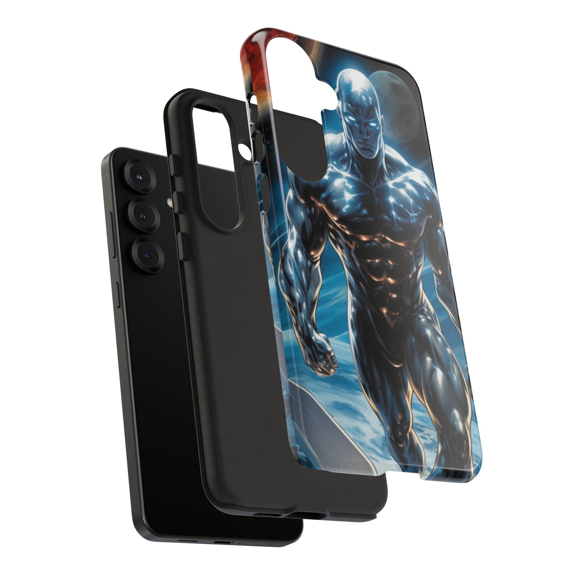 The Silver Surfer Comic Art Phone Case, Tough Cases for iPhones, Samsung, and Pixel