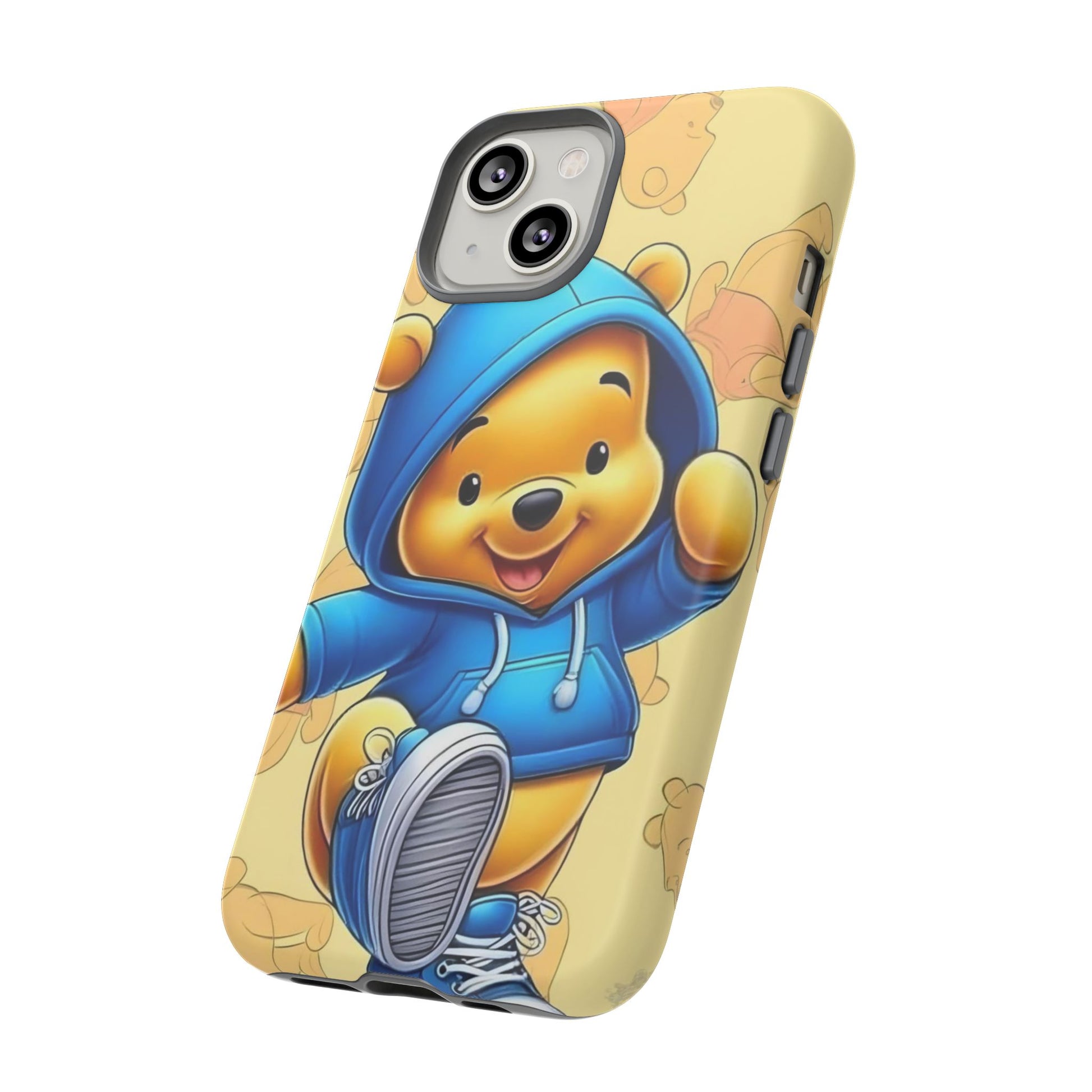 Cute Pooh Bear Phone Case, Tough Case