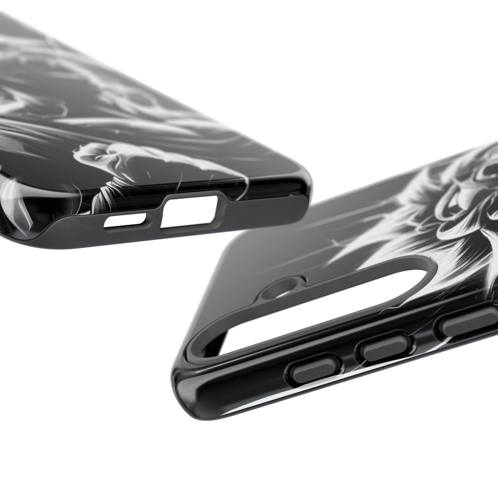 Anime Saiyan Rage Dragon ball Z Tough Cases for iPhones, Samsung, and Pixel