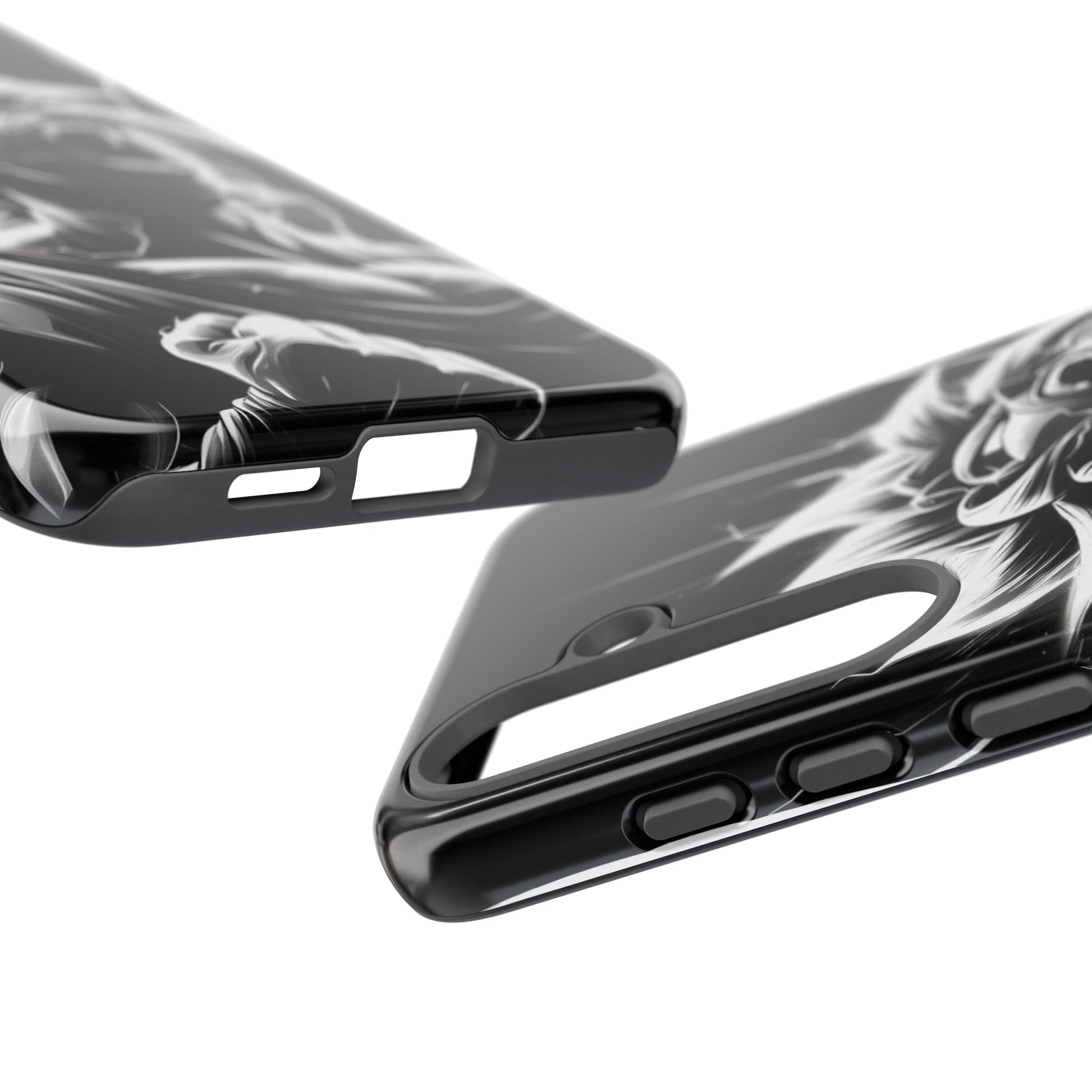 Anime Saiyan Rage Dragon ball Z Tough Cases for iPhones, Samsung, and Pixel