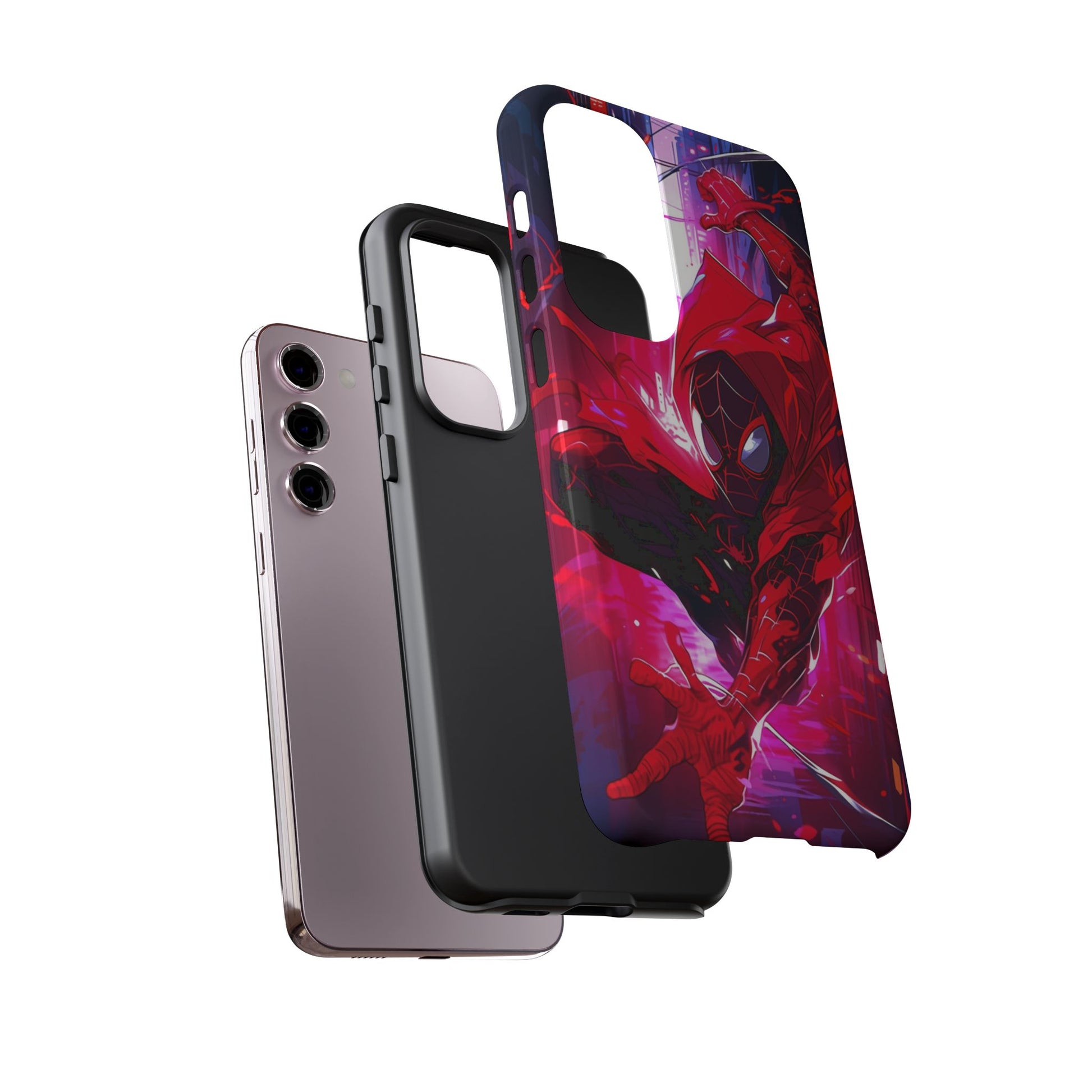Miles Morales Spiderman Phone Case, Tough Cases for iPhones, Samsung, and Pixel