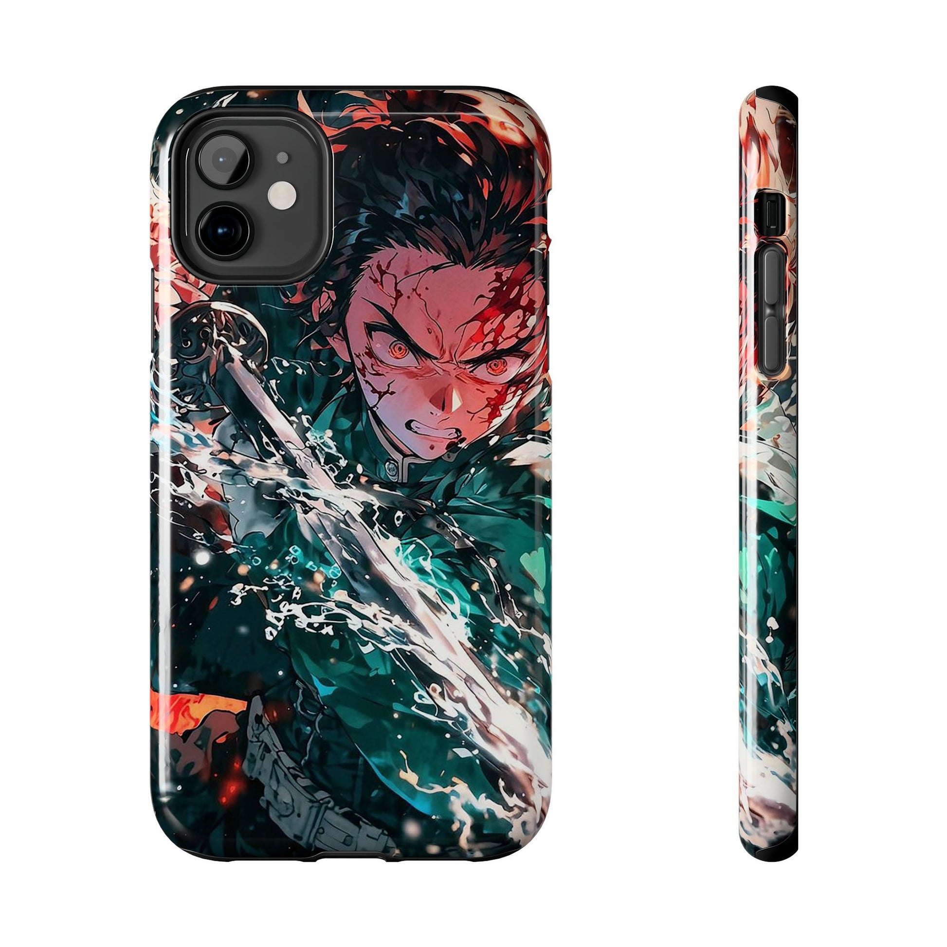 Demon Slayer Tanjiro Art Phone Case for iPhone & Samsung Galaxy Phones