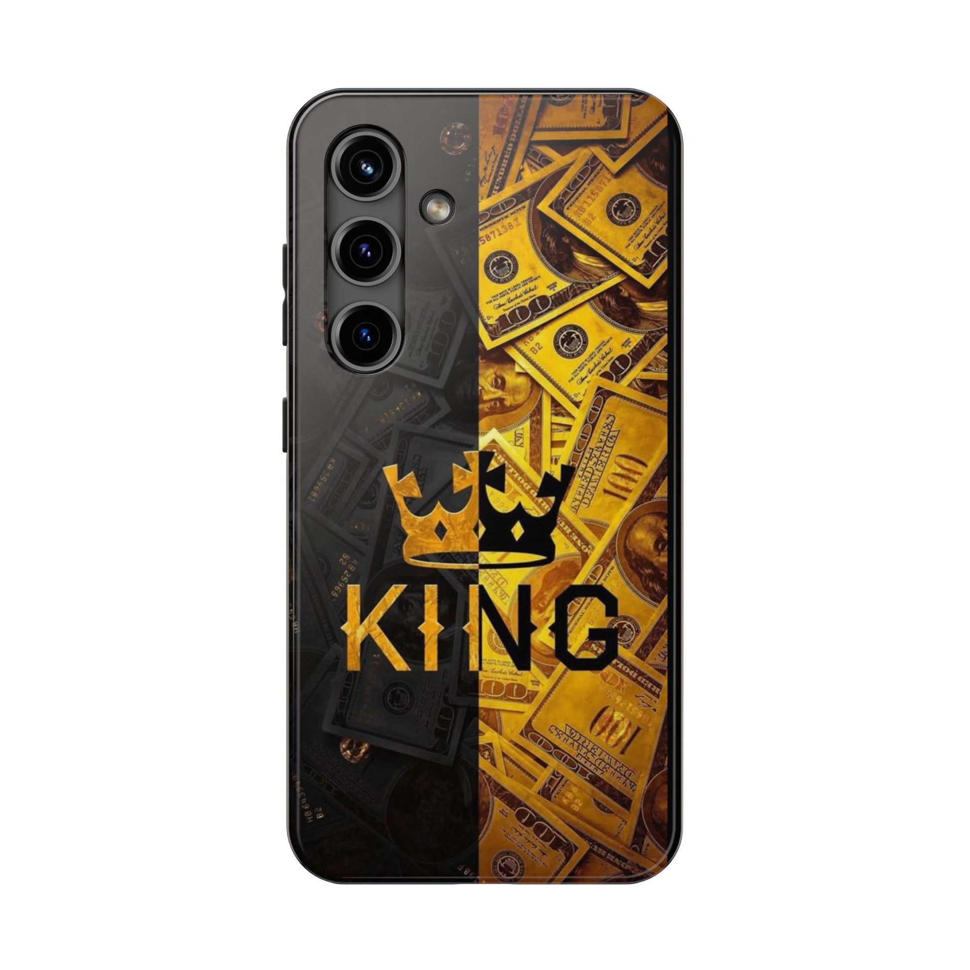 King of Money Urban Design Tough Phone Cases for Select iPhones & Samsung Phones