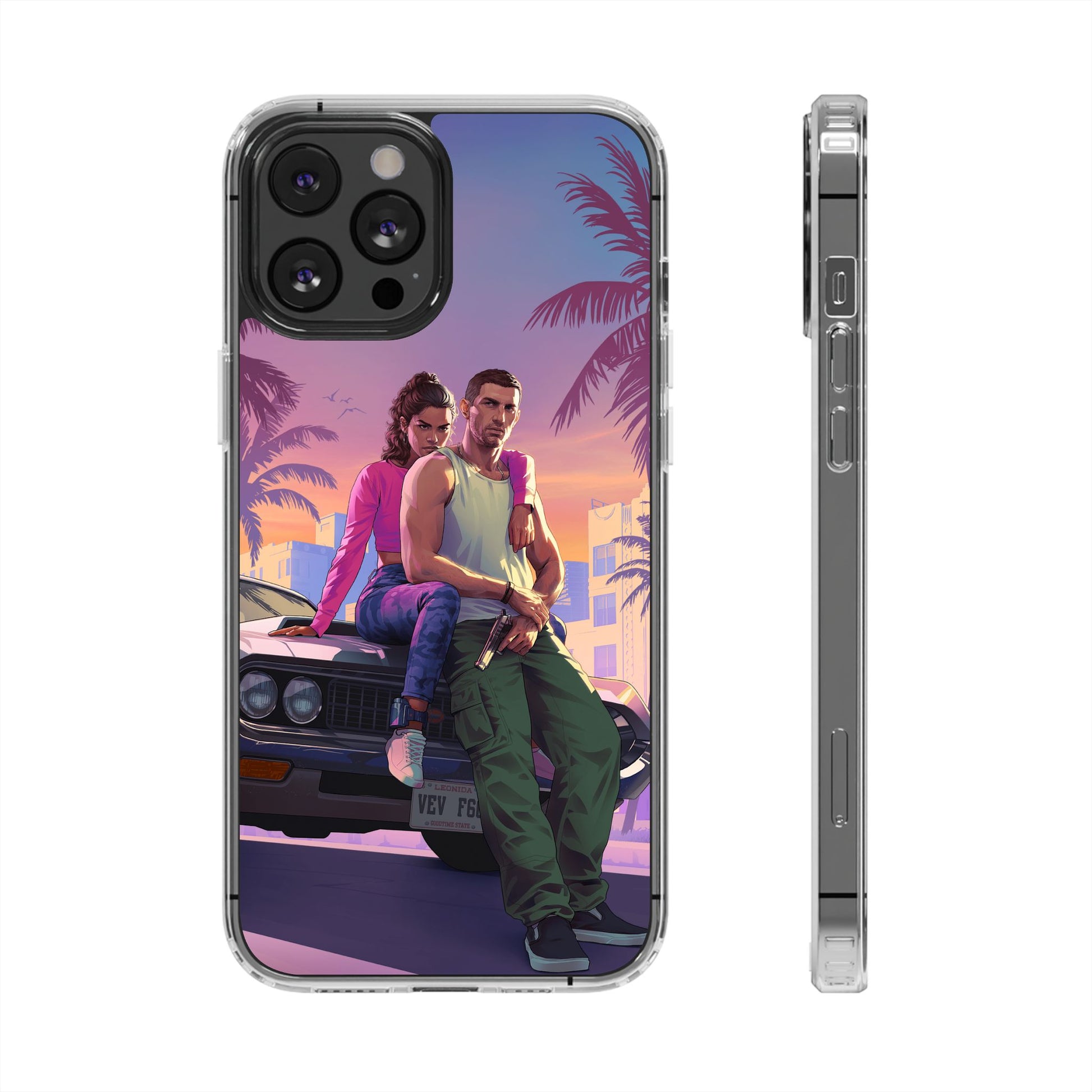 Grand Theft Game inspired Protective Iphone and Samsung case