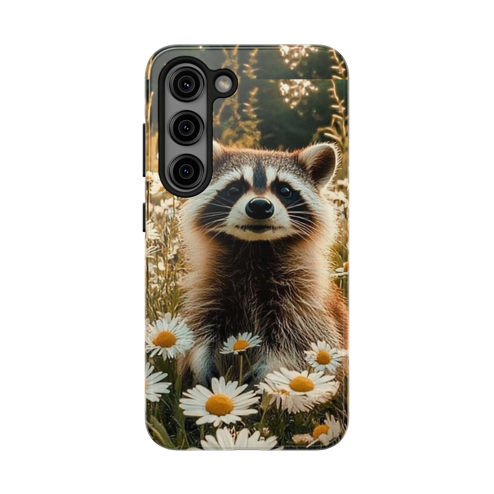 Cute Raccoon Theme Phone Cases for iPhones & Samsung Phones