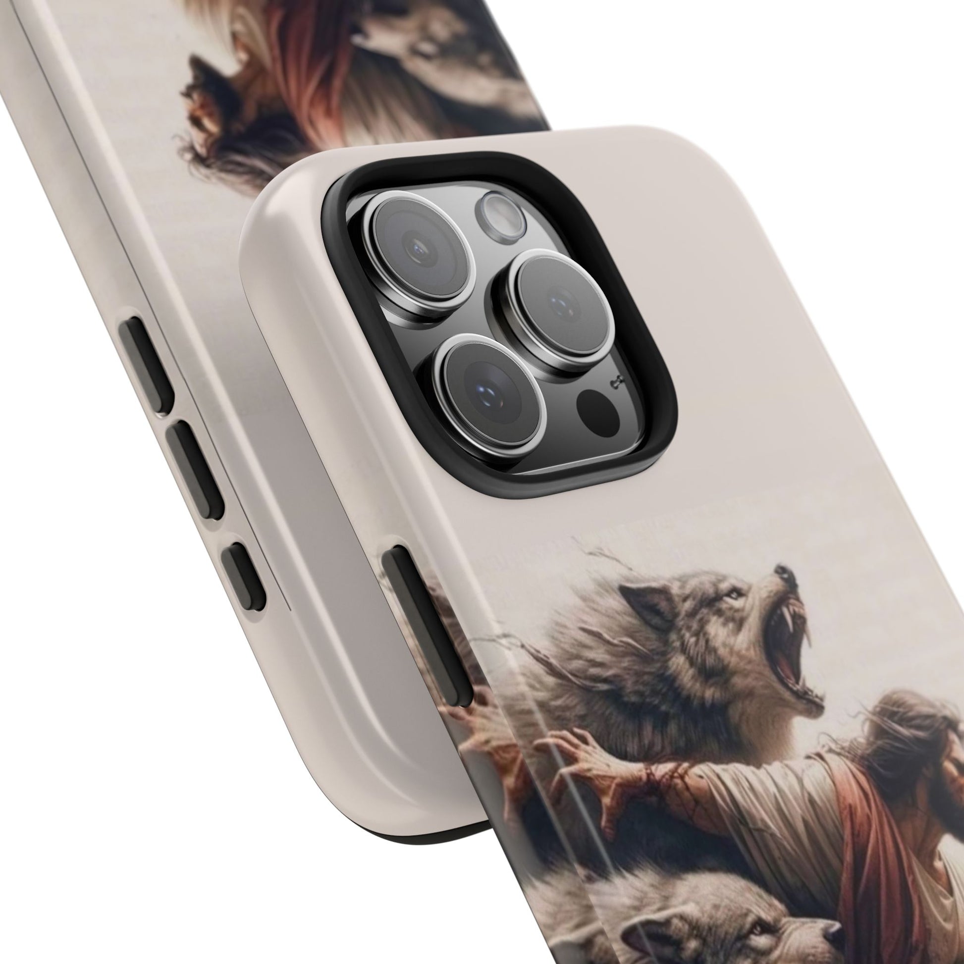 Jesus x Wolves Christian Themed Tough Phone Cases for Iphones & Samsung Phones