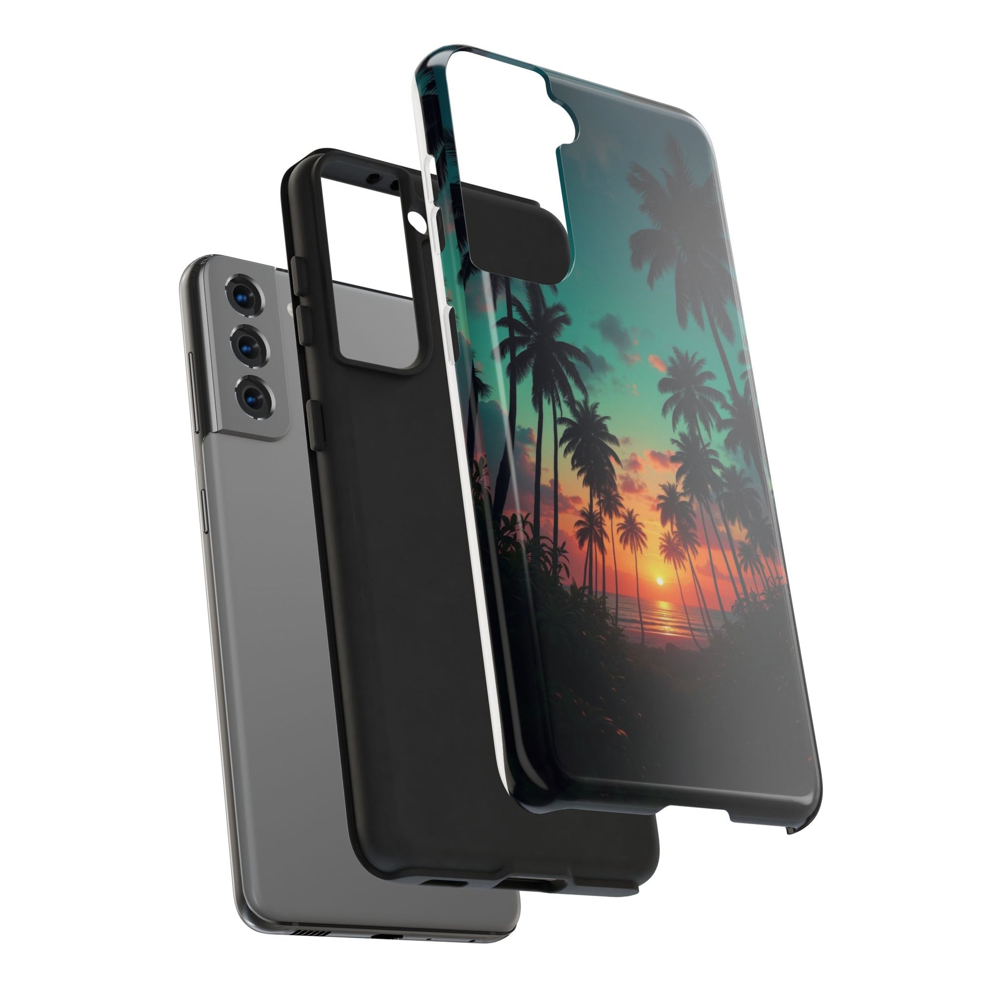 Beach Oasis Themed Tough Phone Cases for Iphones & Samsung Phones