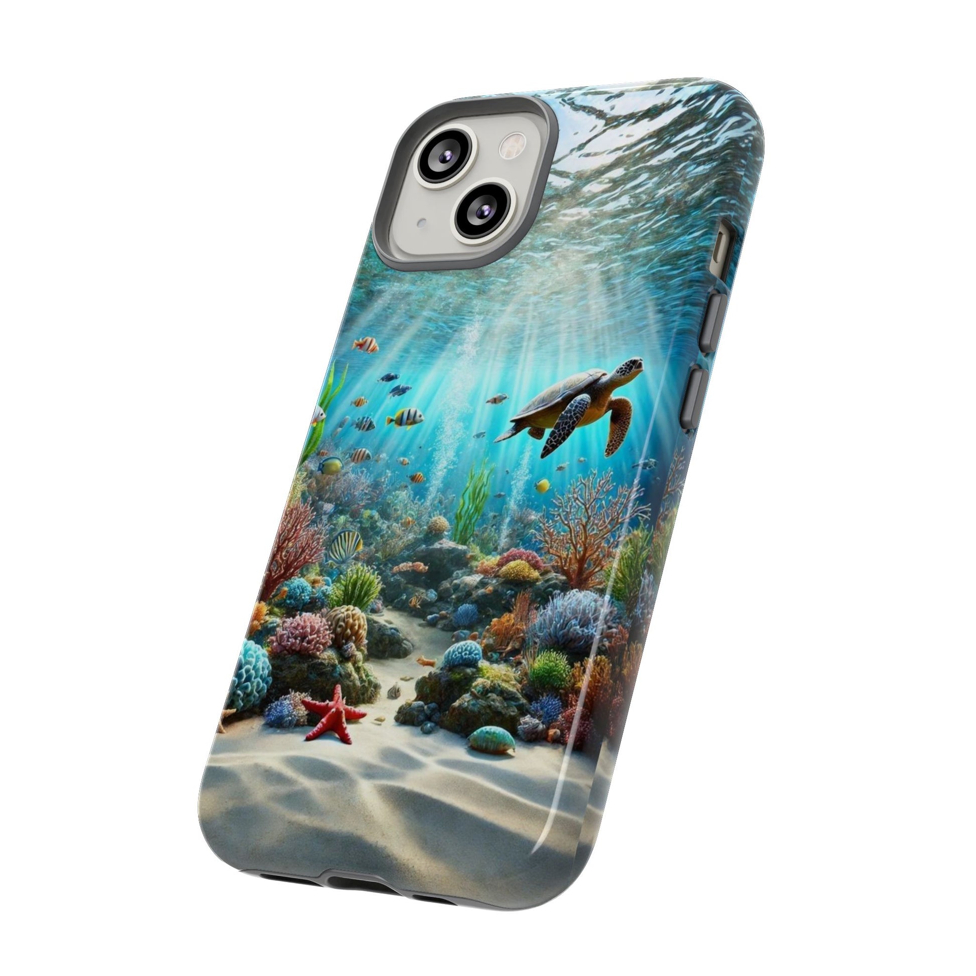 Under Sea Landscape Tough Cases for iPhones, Samsung, and Pixel
