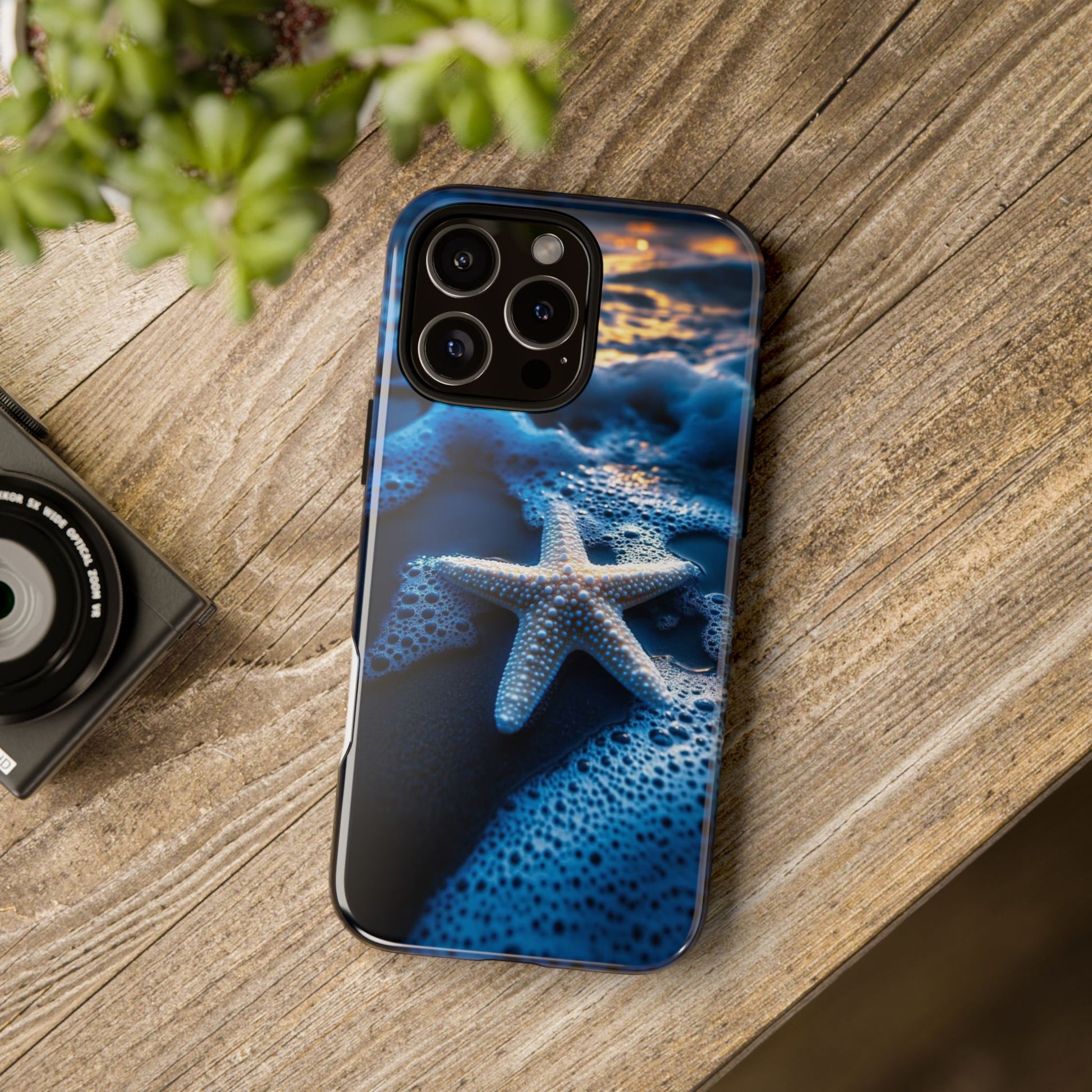 Starfish Beach Tough Cases for iPhones, Samsung, and Pixel