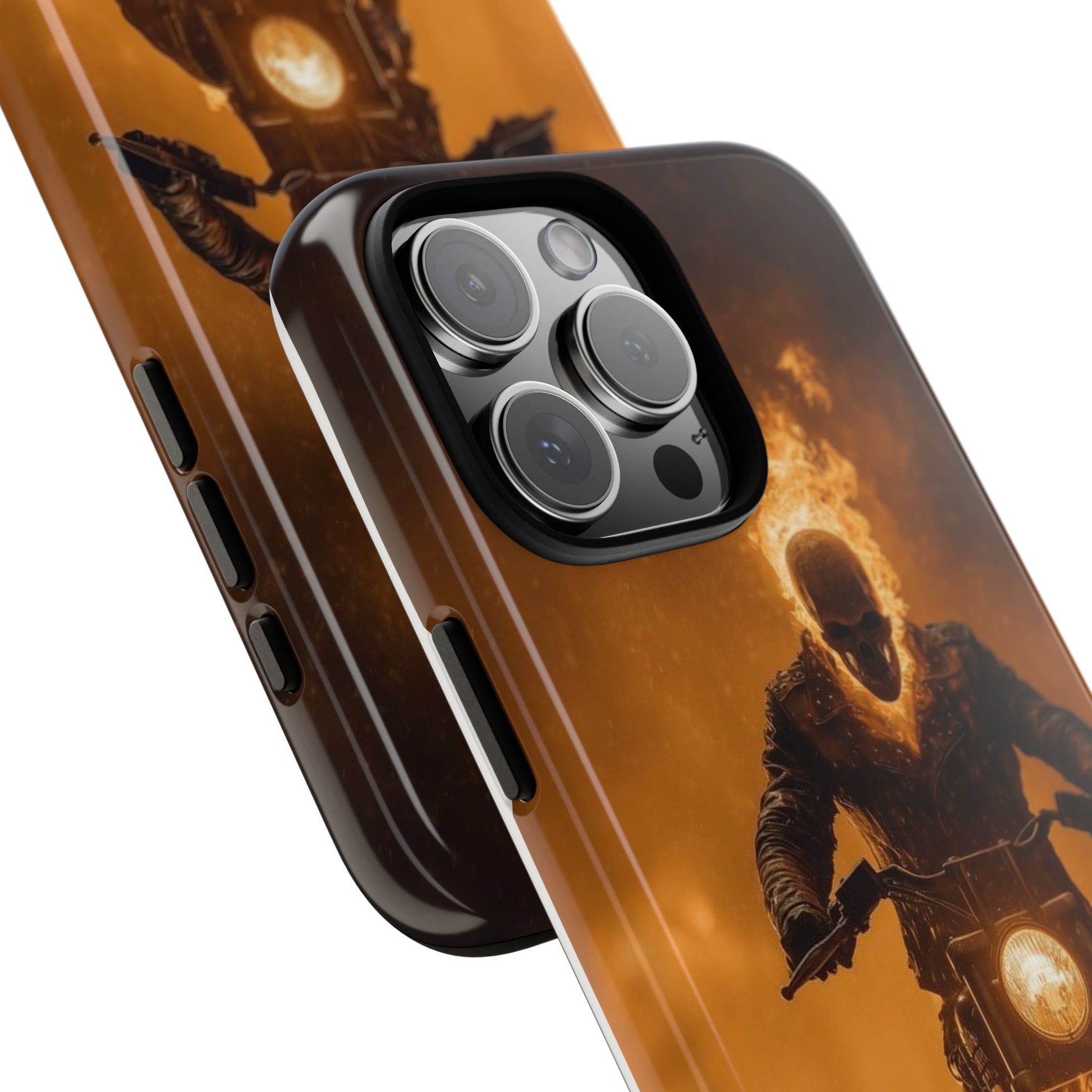 Marvel's Ghostrider Tough Cases for iPhones, Samsung, and Pixel