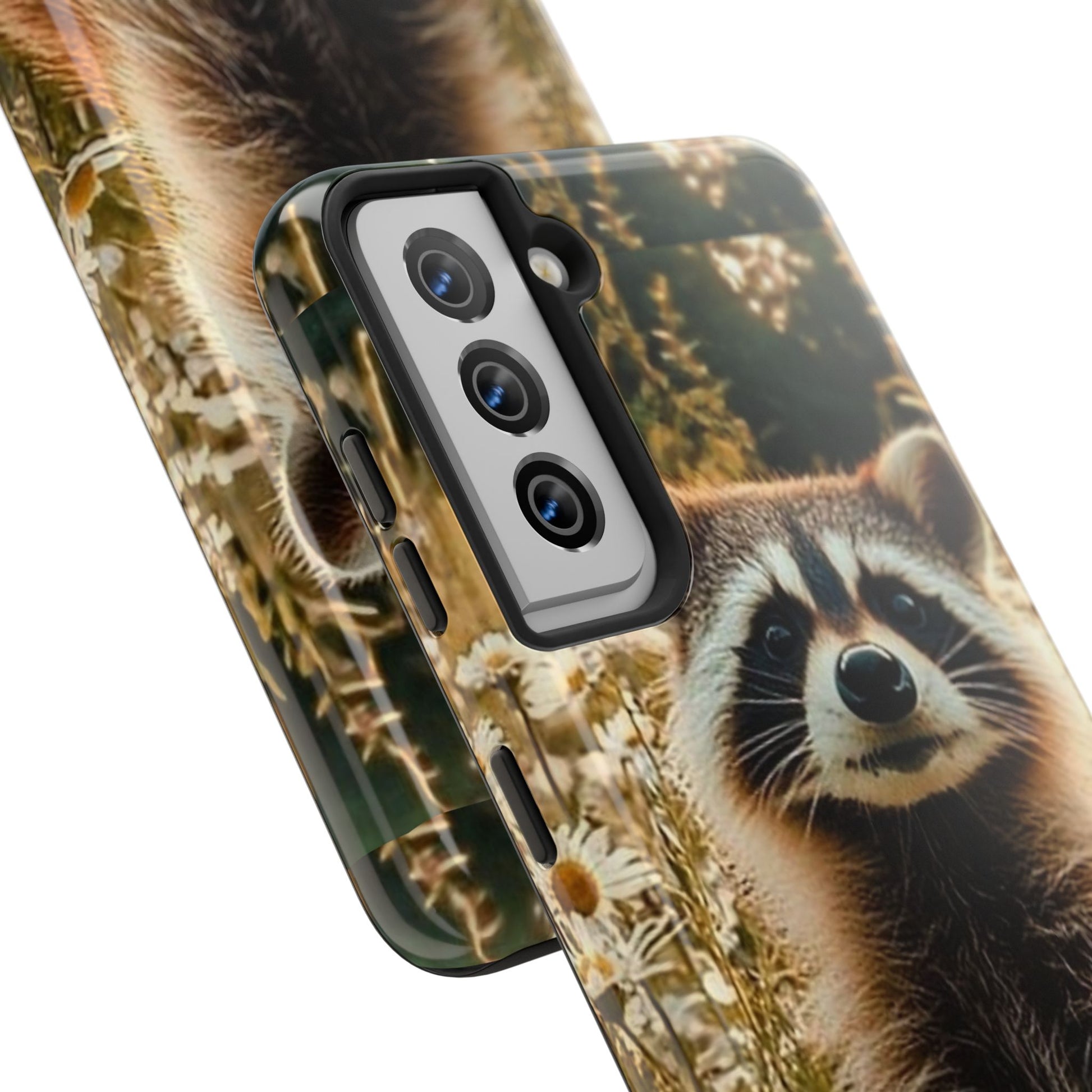 Cute Raccoon Theme Phone Cases for iPhones & Samsung Phones