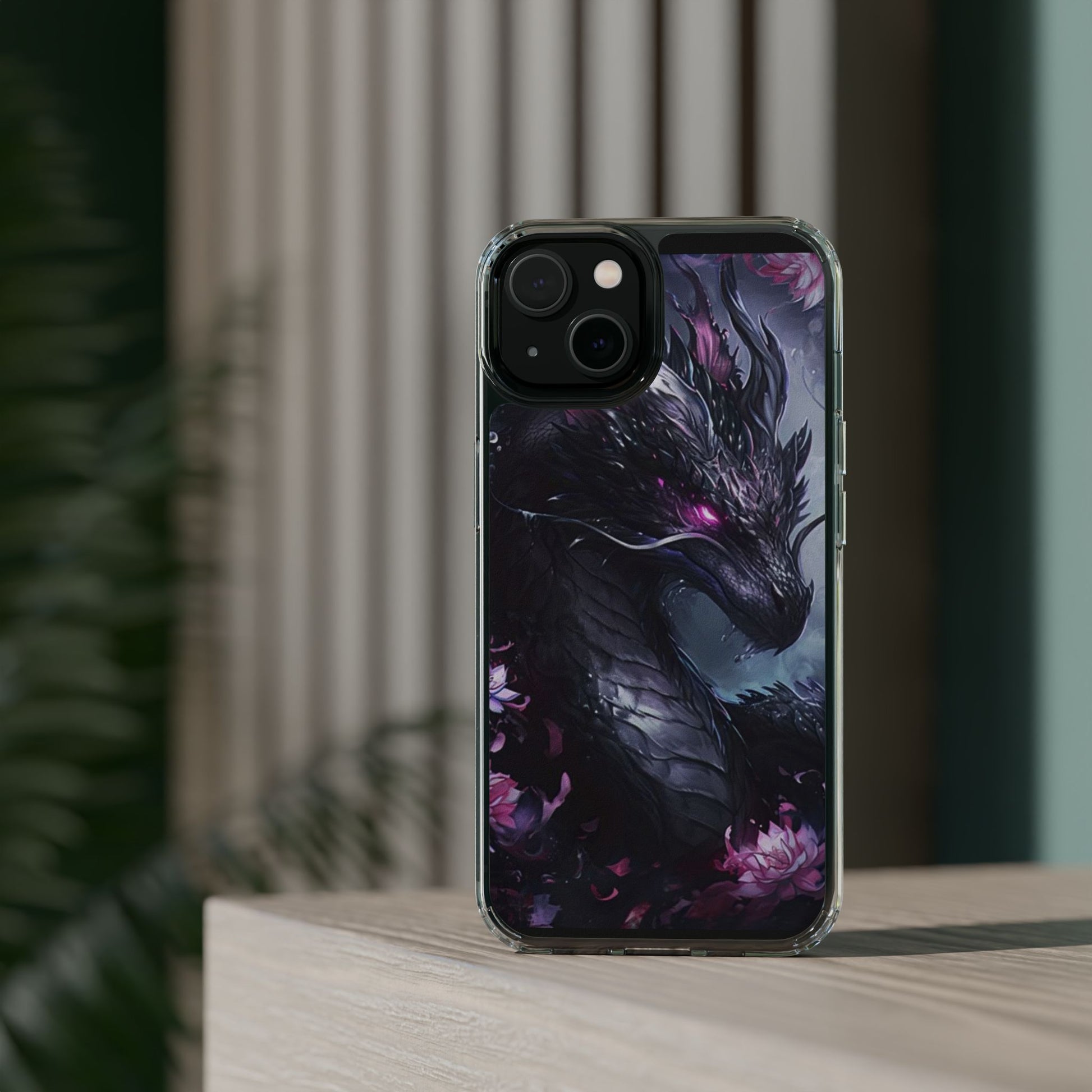 Phone Cases, Purple Dragon Design, iPhone Samsung Case, Protective Cover, Unique