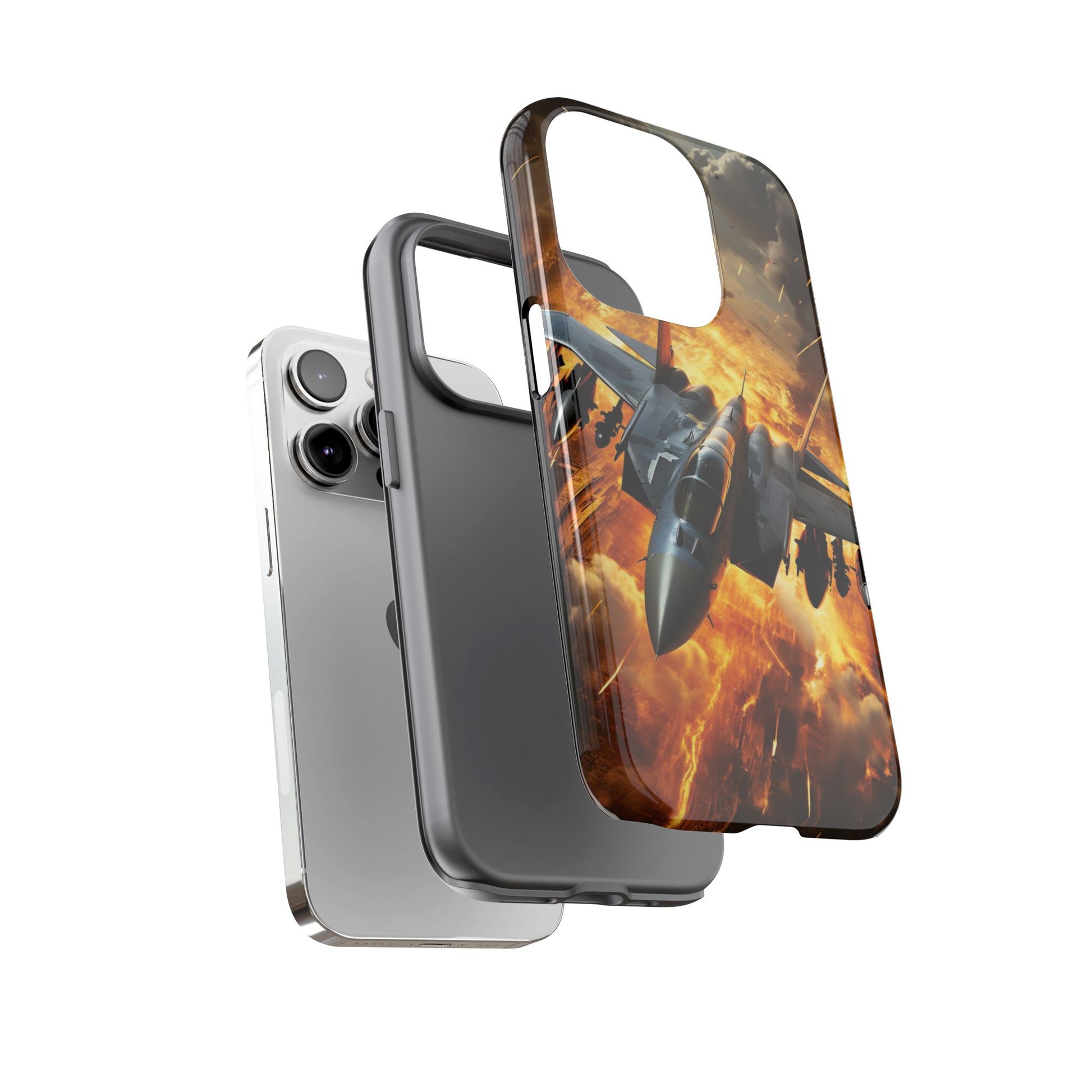 F-15 Fighter Jet Tough Cases for iPhones, Samsung, and Pixel