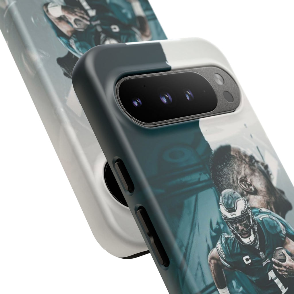 Jalen Hurts Eagles Football Tough Cases for iPhones, Samsung, and Pixel