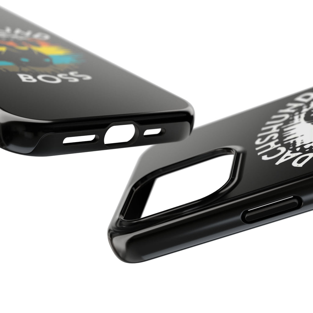 Dachshund Boss Theme Phone Cases for iPhones & Samsung Phones