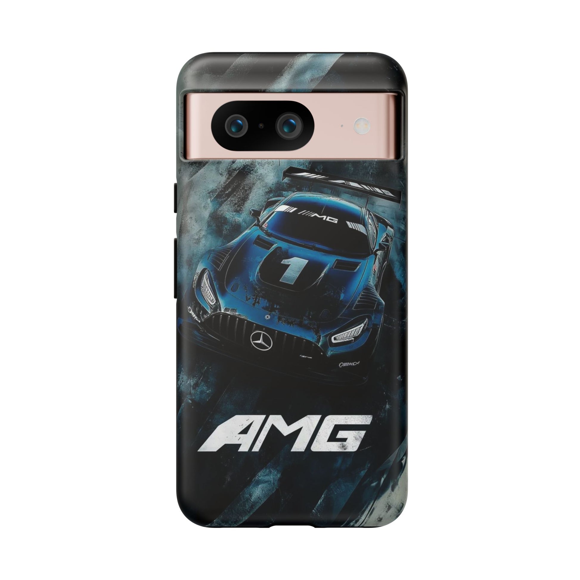 Mercedes AMG Racing Car Tough Cases for iPhones, Samsung, and Pixel