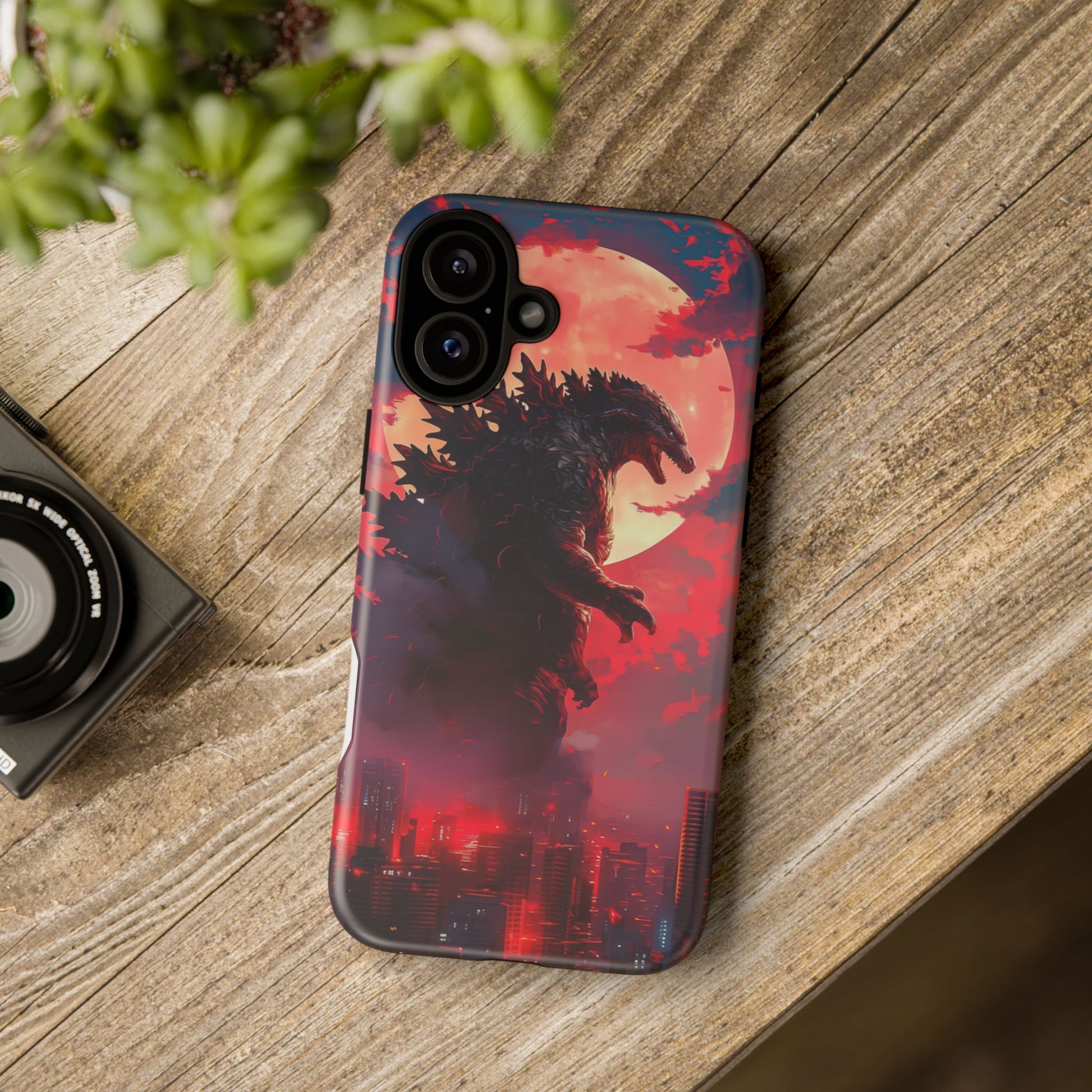 King of Monsters Godzilla Tough Phone Cases for iPhones, Samsung, and Pixel