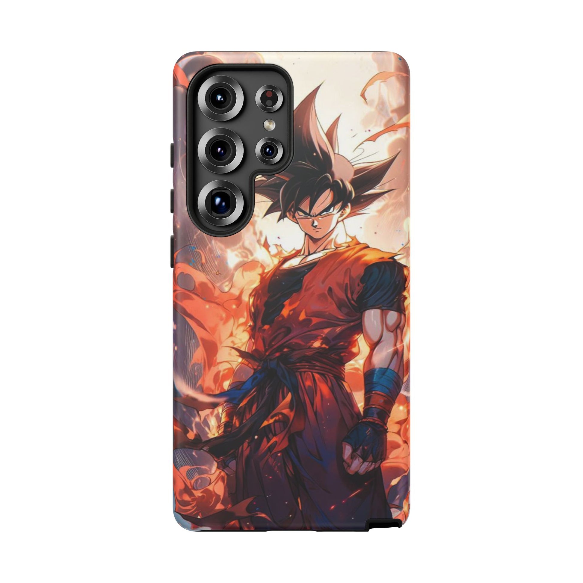 Anime Manga Dragon Ball Z Goku Tough Cases for iPhones, Samsung, and Pixel
