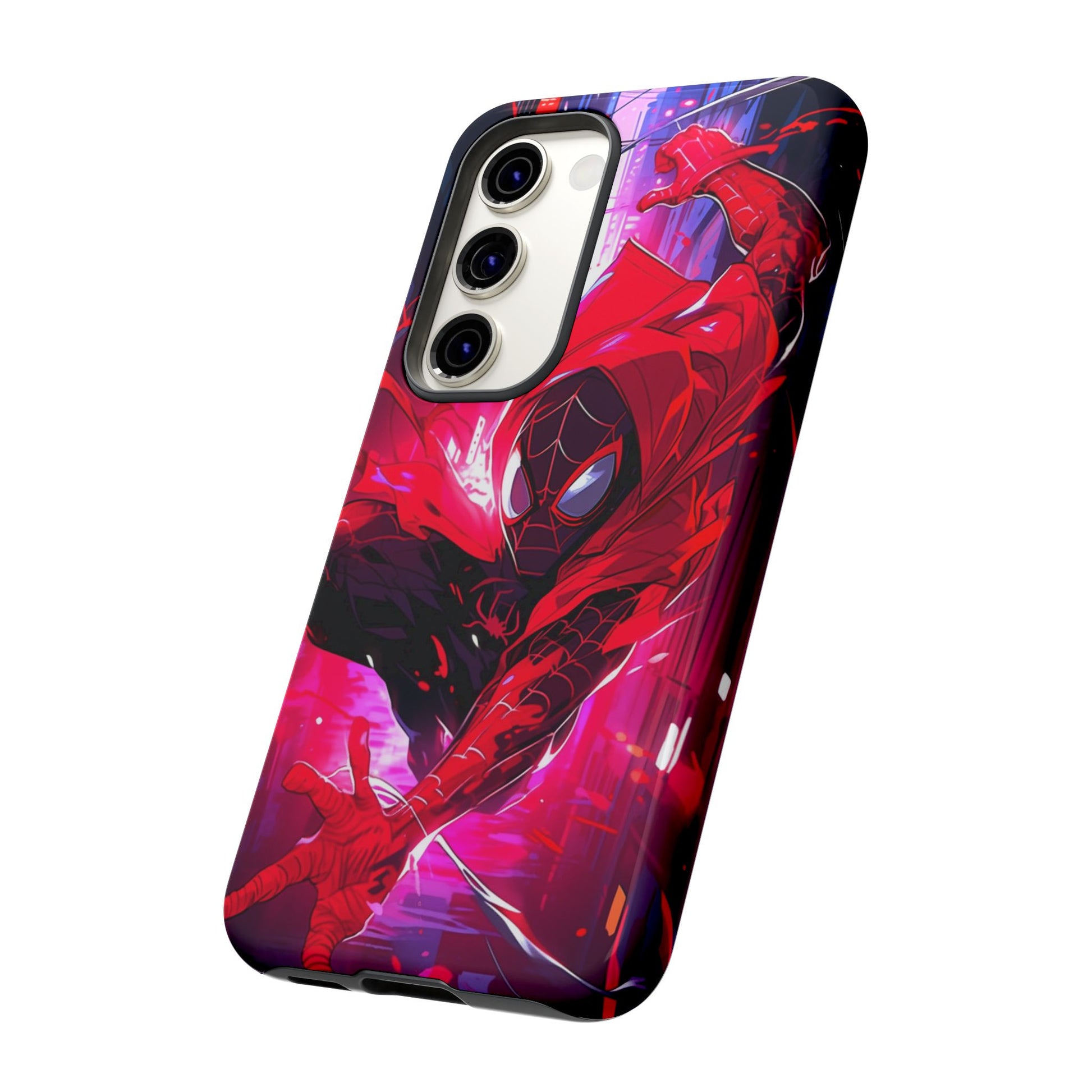 Miles Morales Spiderman Phone Case, Tough Cases for iPhones, Samsung, and Pixel