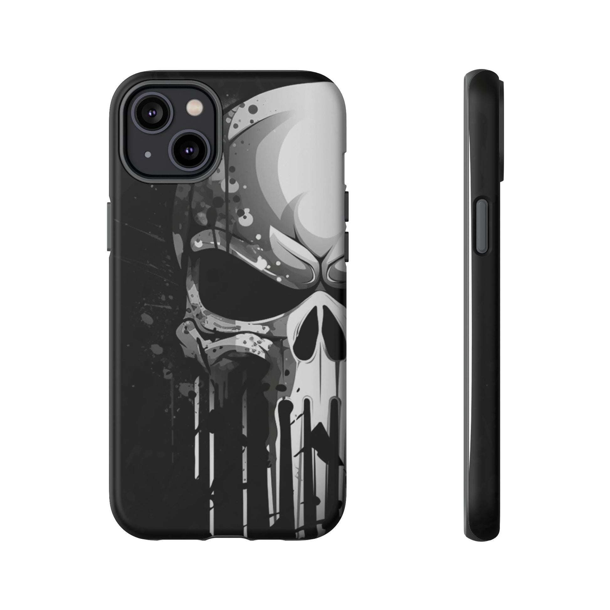 Punisher Skull Tough Cases for iPhones, Samsung, and Pixel