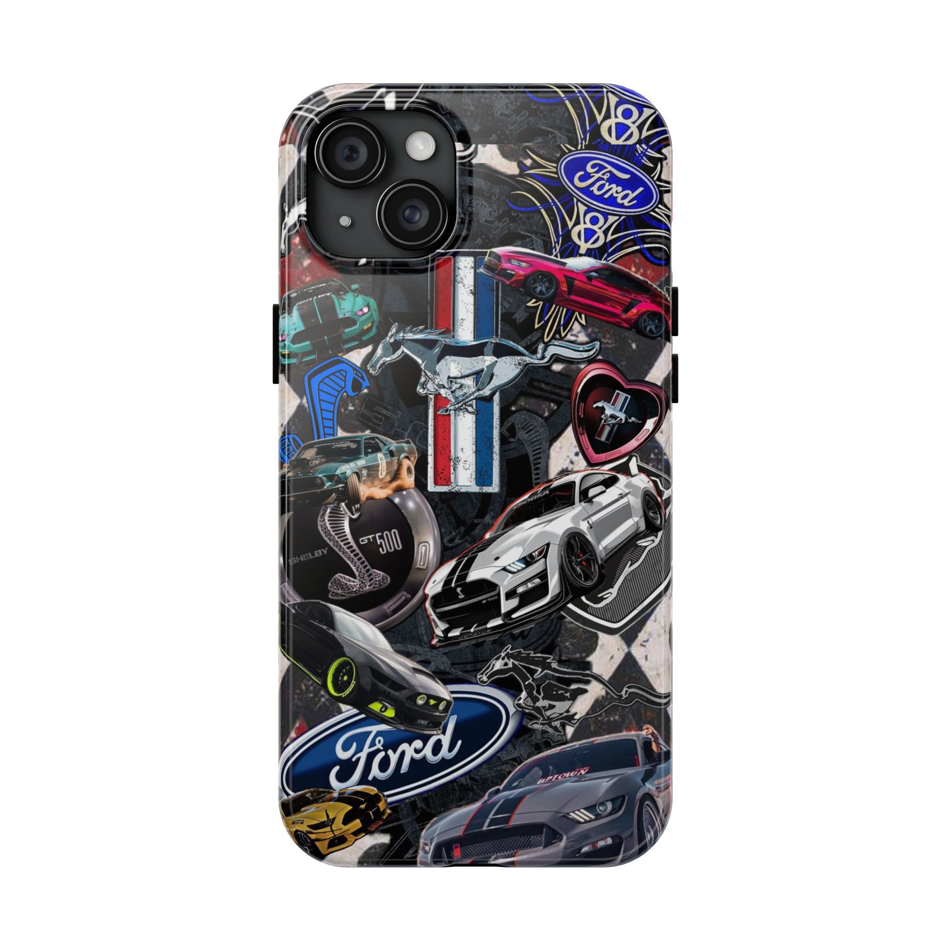 History of Ford Mustangs Theme Phone Cases for Iphones & Samsung Phones