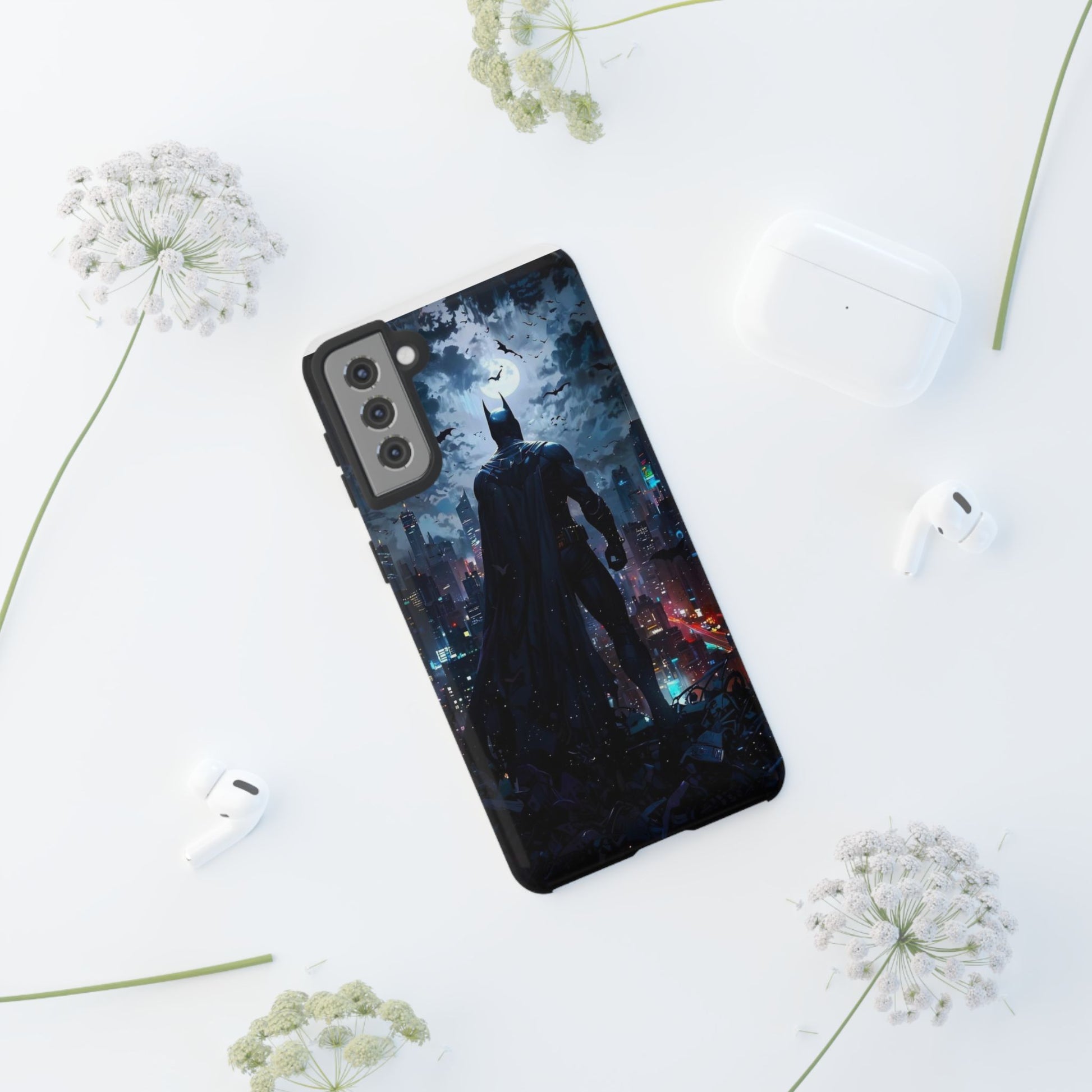Gotham City Batman Tough Cases for iPhones, Samsung, and Pixel